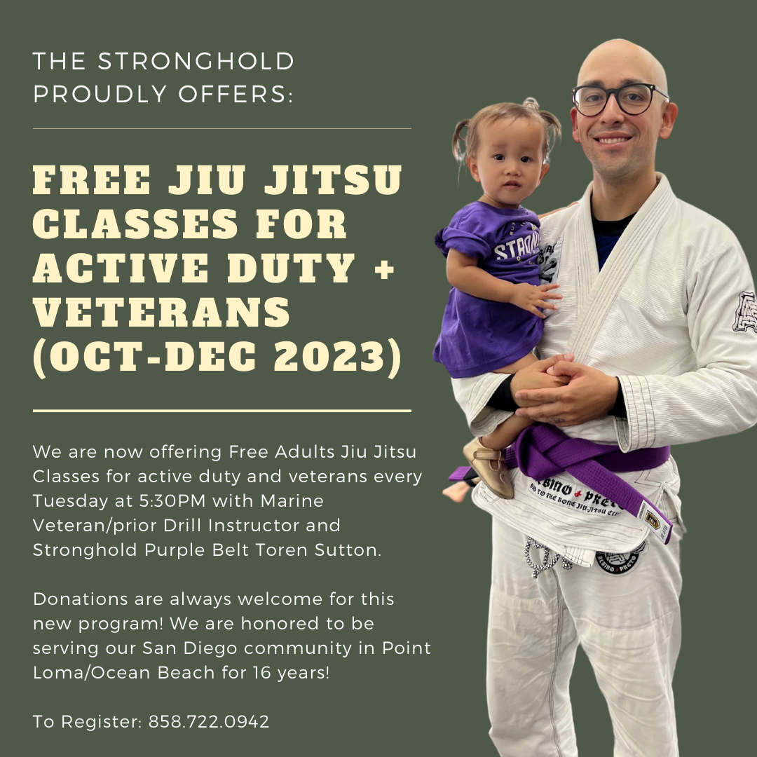 Free Jiu Jitsu Training for Active Duty + Veterans 