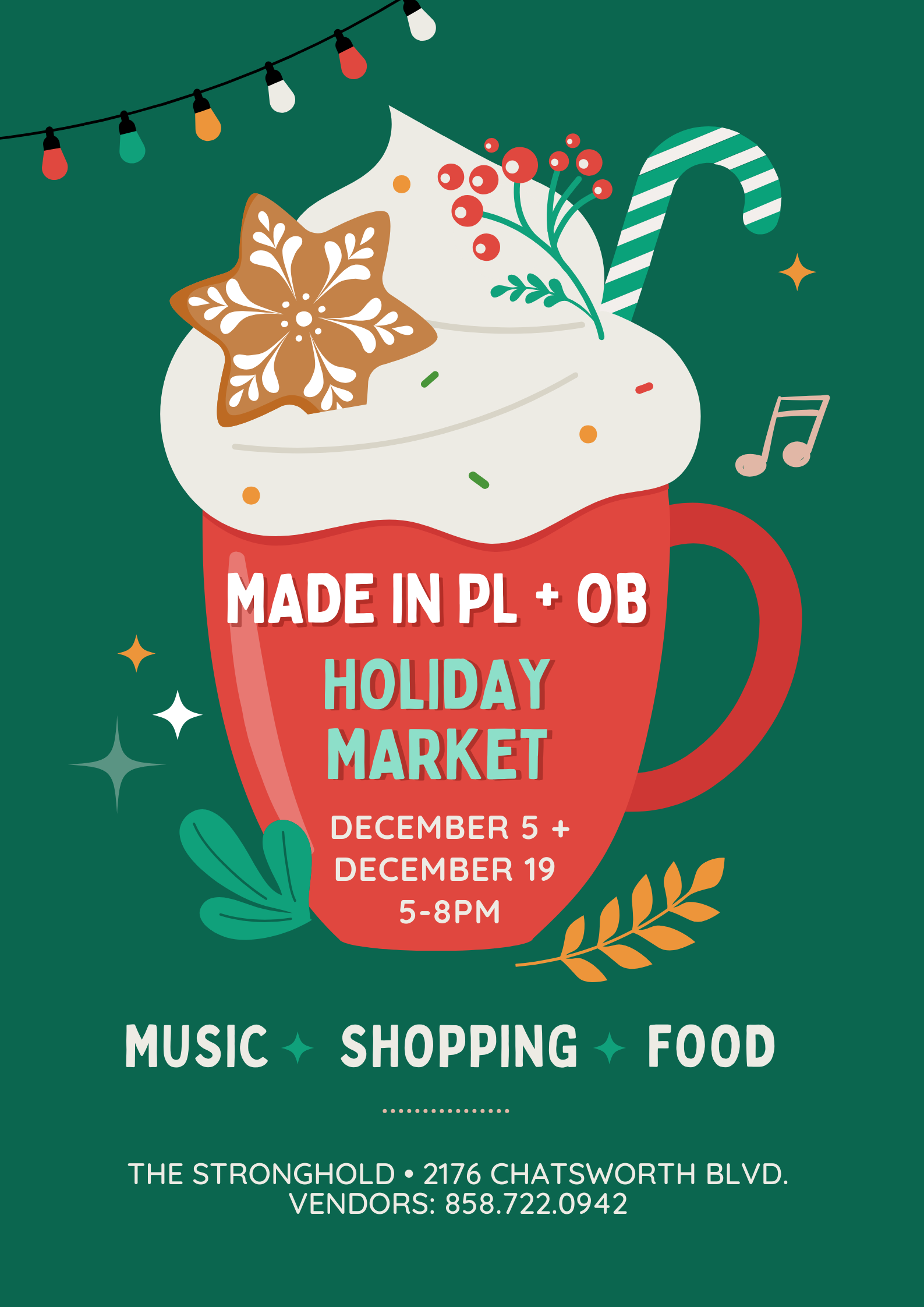 December 5 + December 19 Made in PL + OB Holiday Market