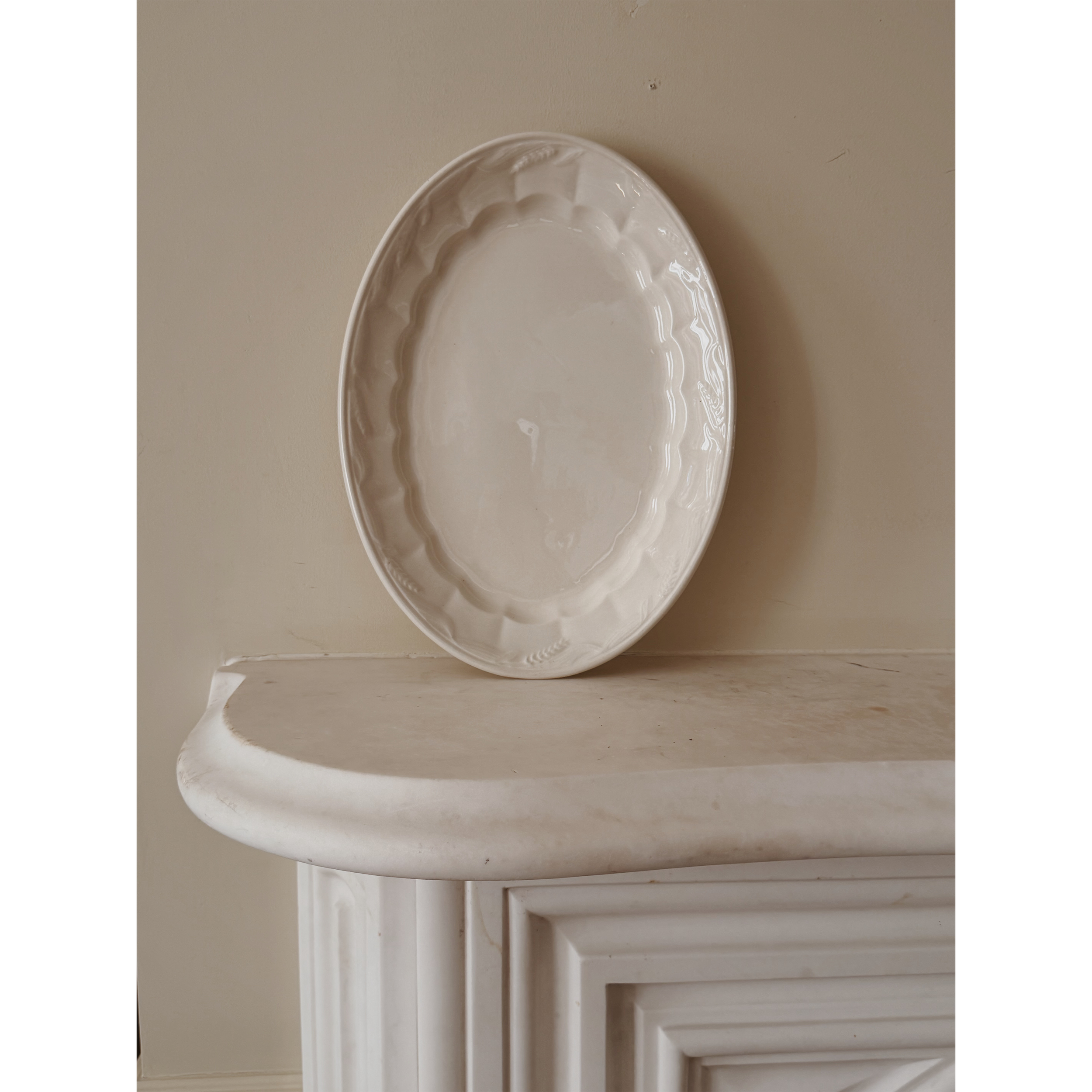 Antique Ivory Platter, c. 1910