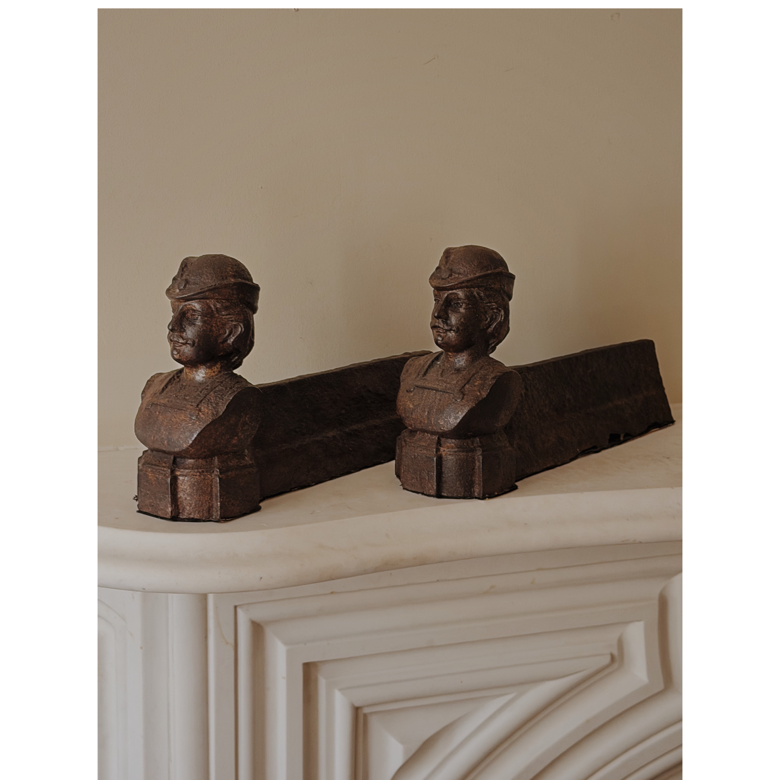 Pair of 19th-Century Andirons