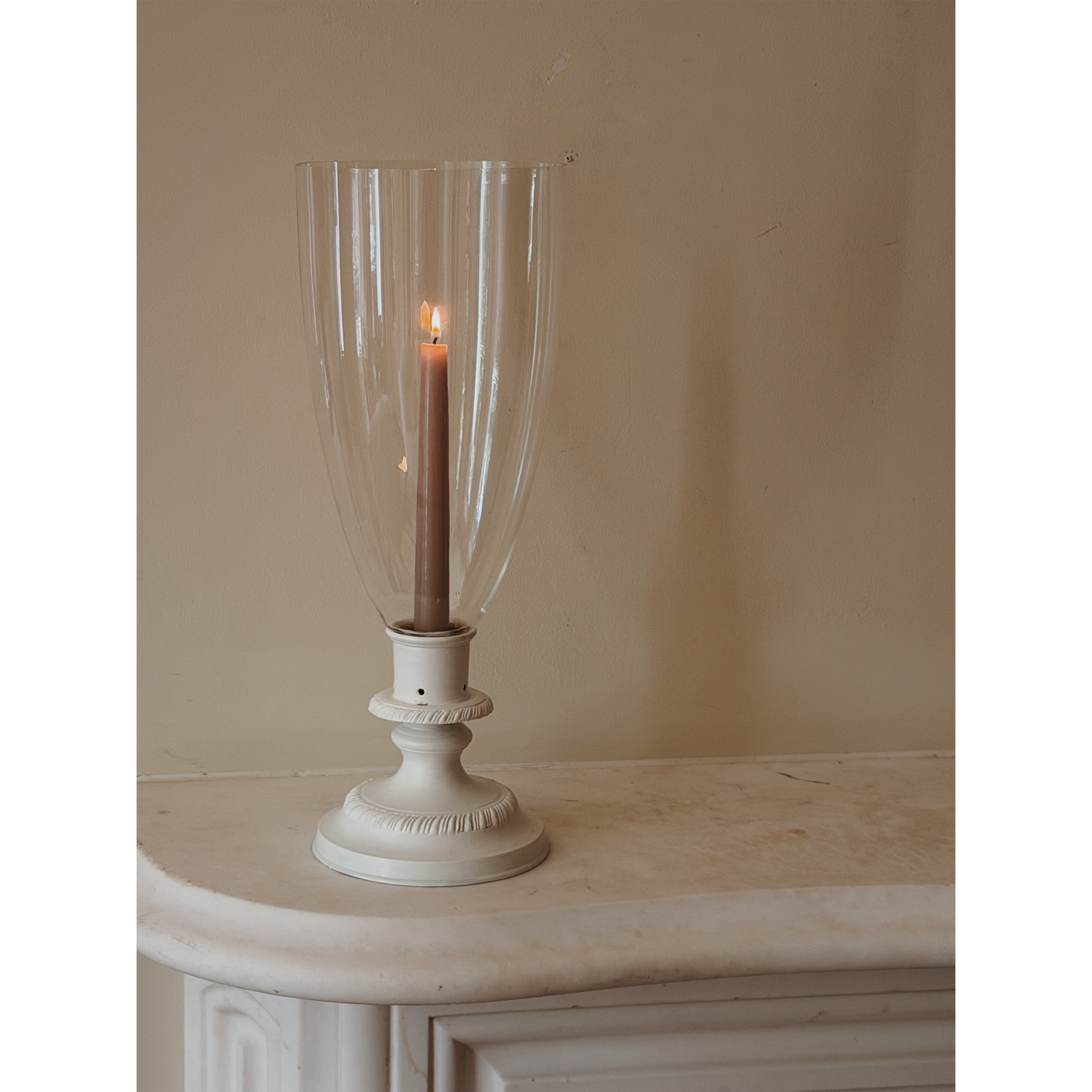 Vintage Glass Hurricane