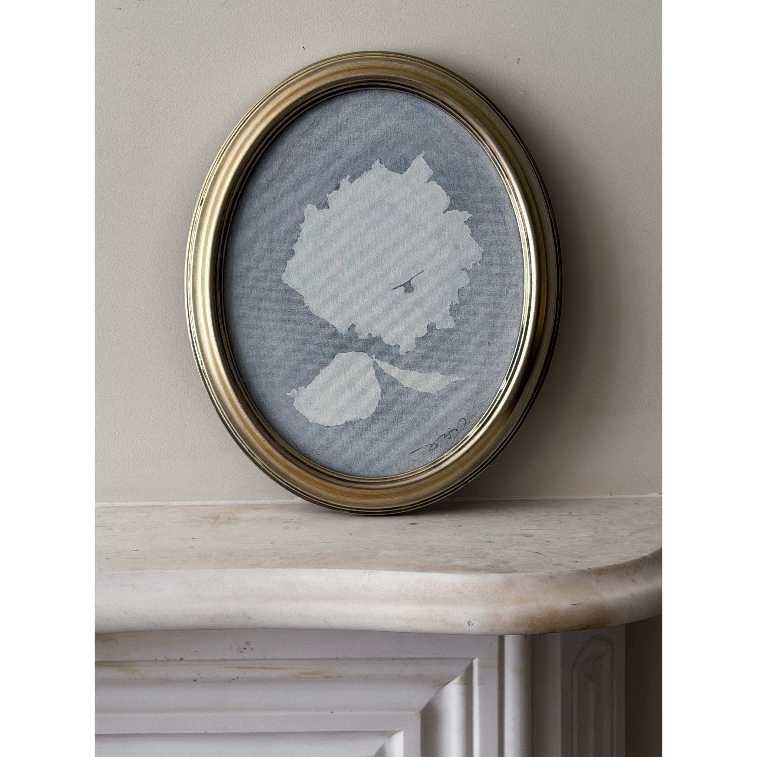Framed Oval Botanique, 06