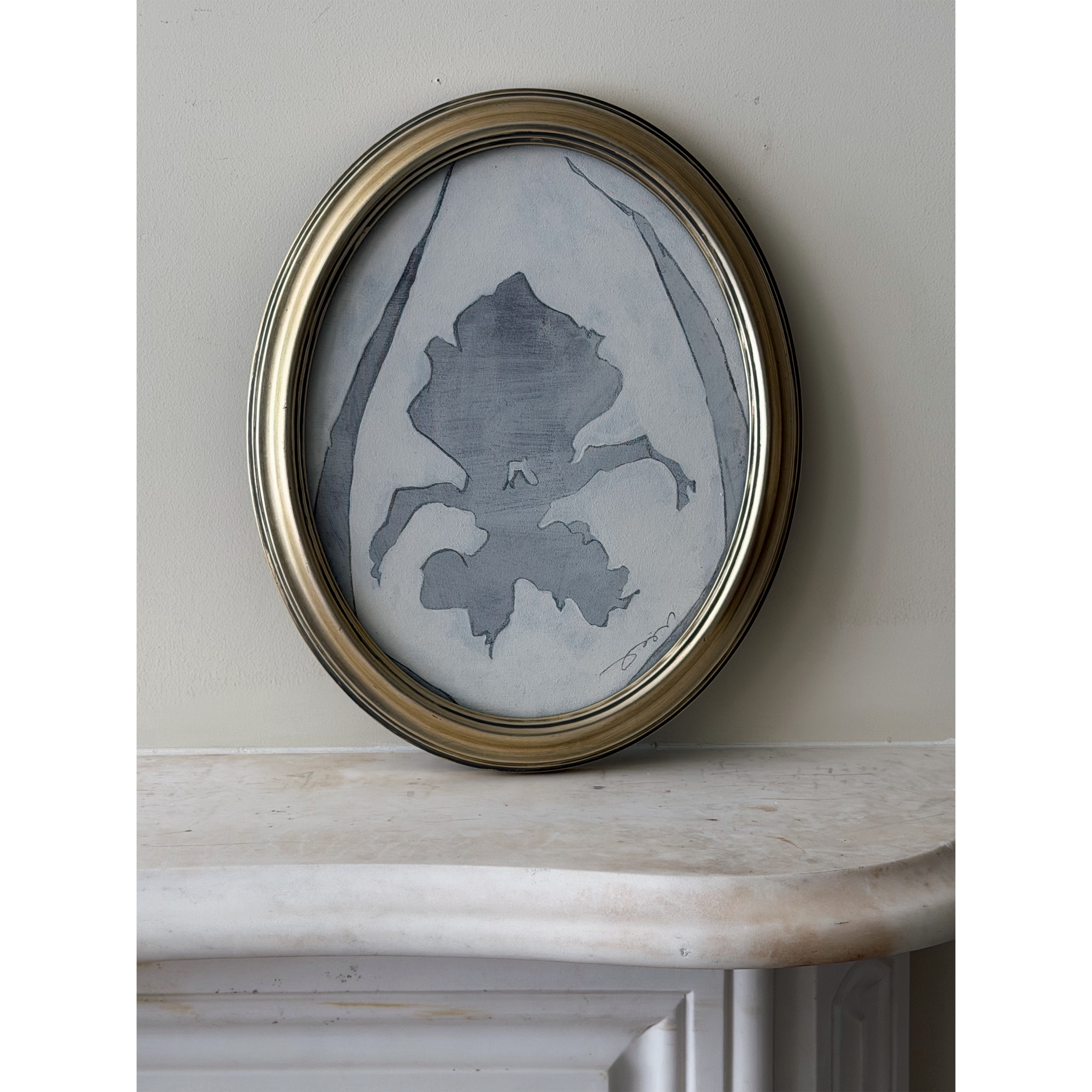 Framed Oval Botanique, 05