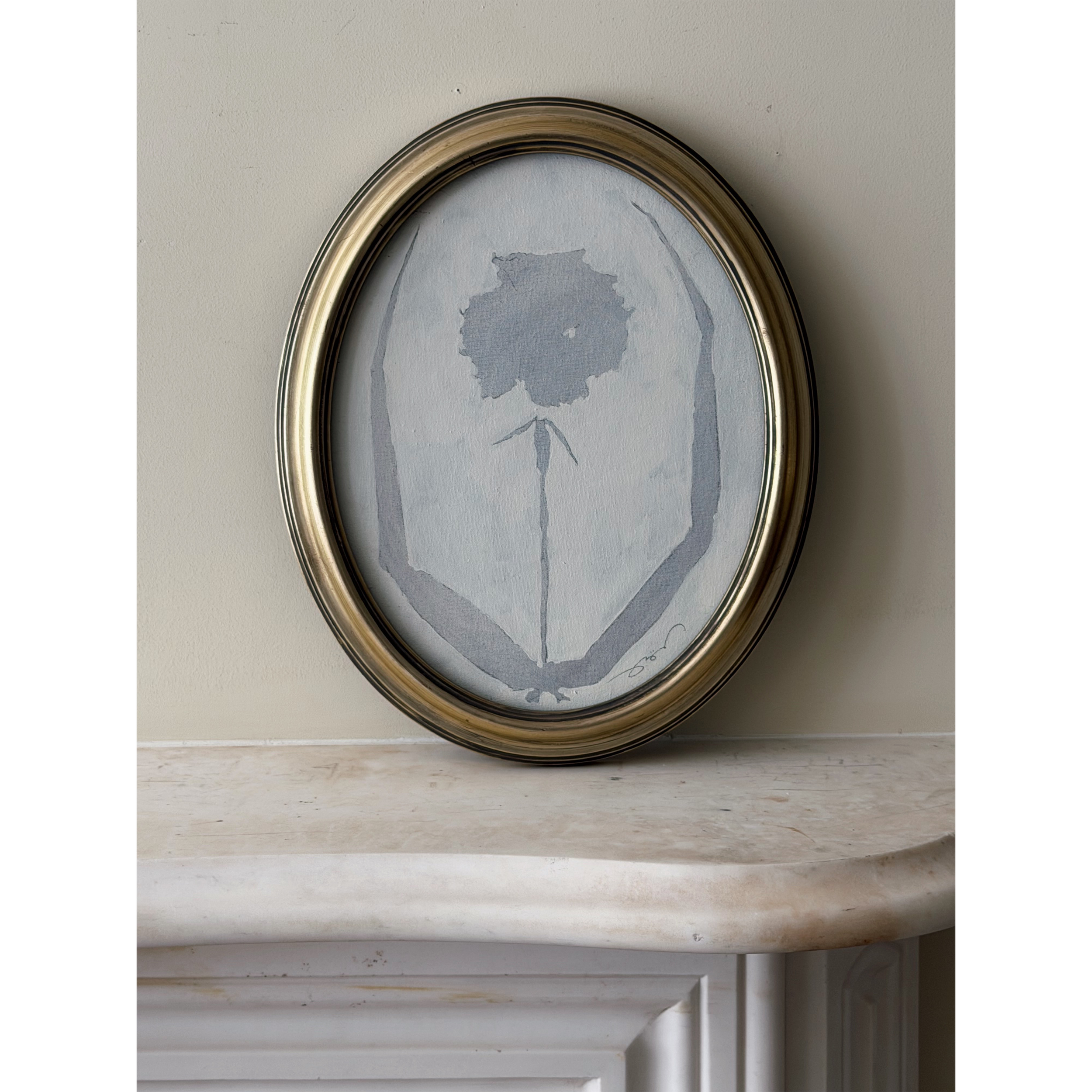 Framed Oval Botanique, 04
