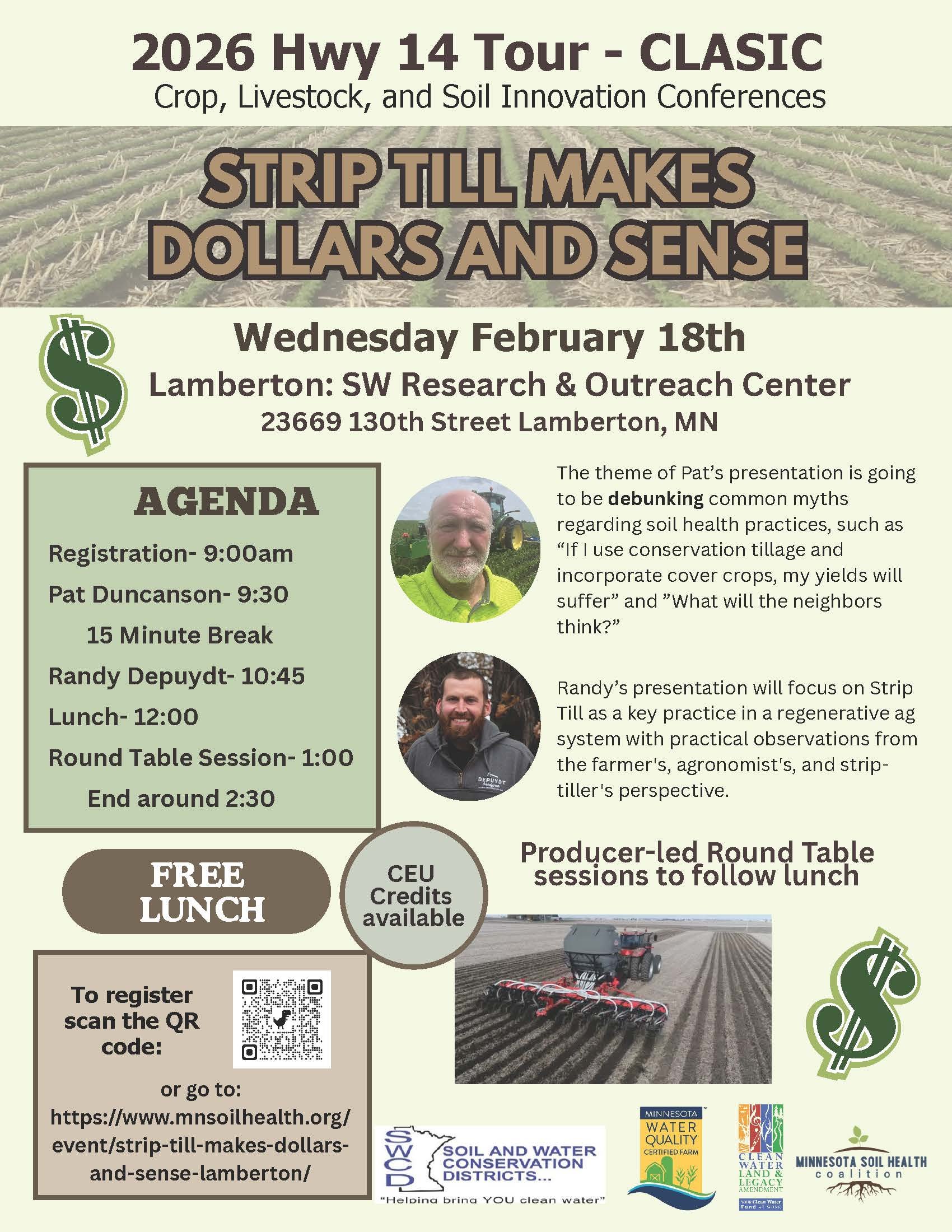 Strip Till Makes Dollars and Sense  |  2026 Hwy 14 Tour