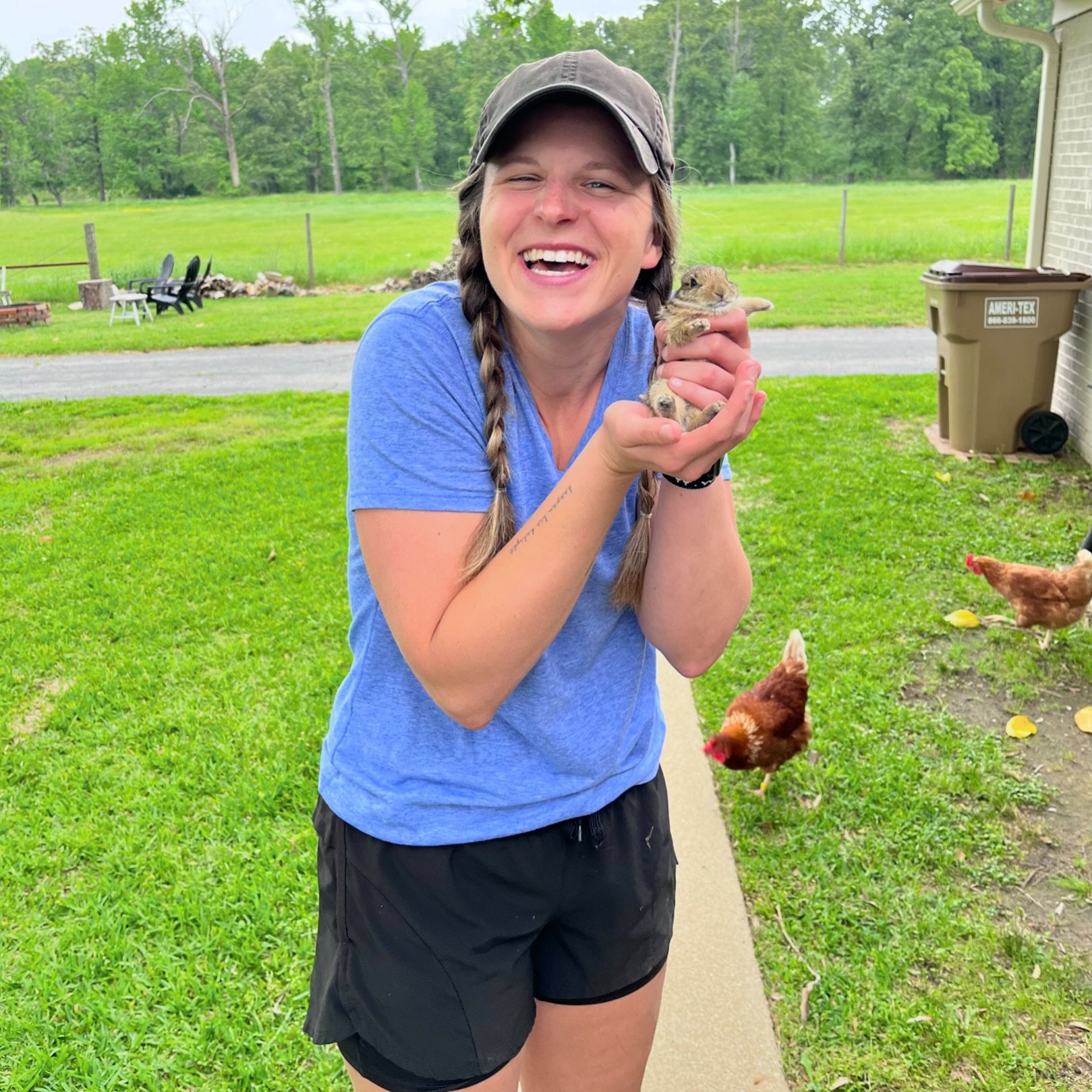 Just out here takin&rsquo; names &amp; savin&rsquo; baby bunnies from the jaws of Georgie! This only partially makes up for us driving 30 minutes to pick up a vintage hutch in Gilmer only to get there and realize it didn&rsquo;t fit in my car so we t