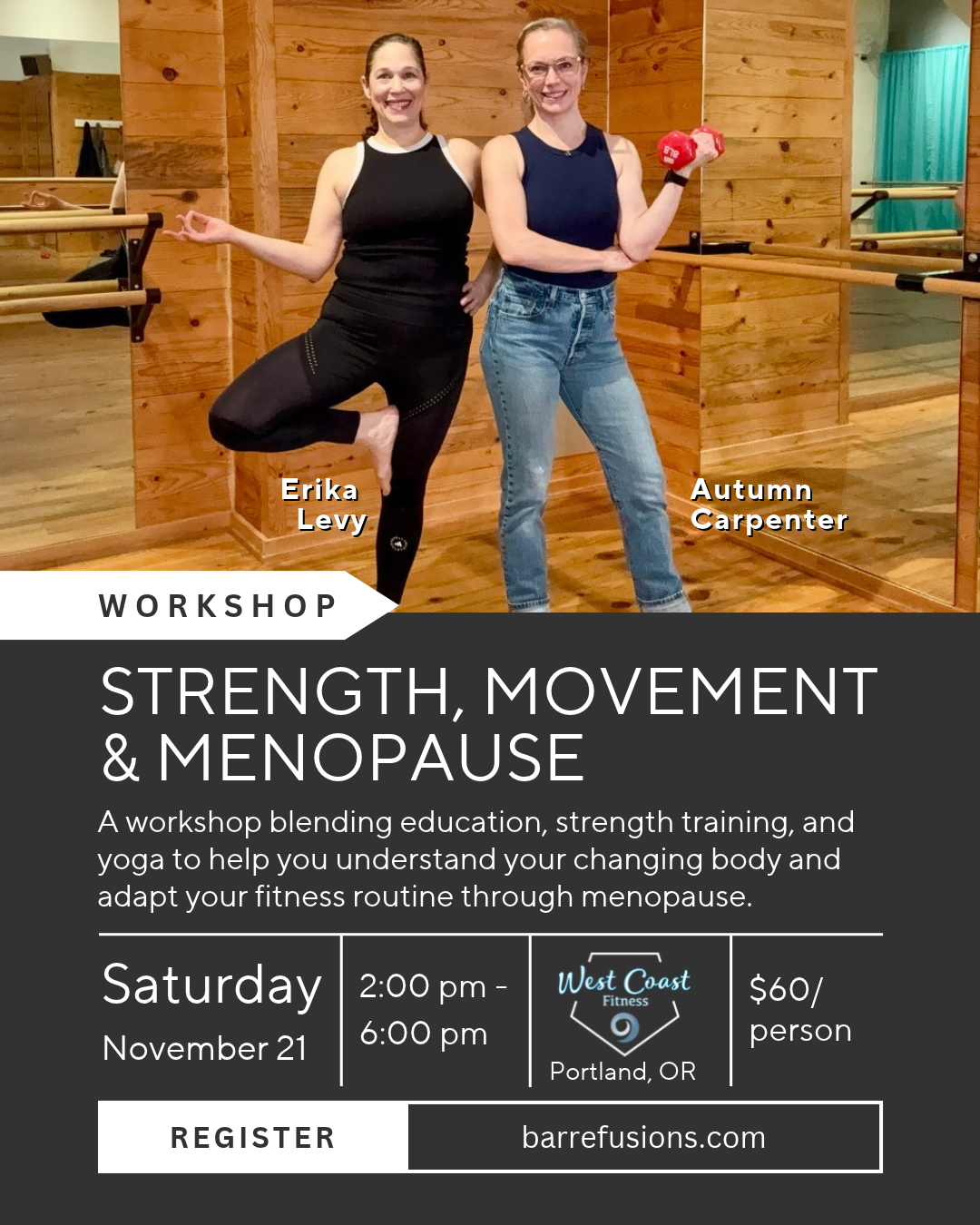 Strength, Movement & Menopause Workshop