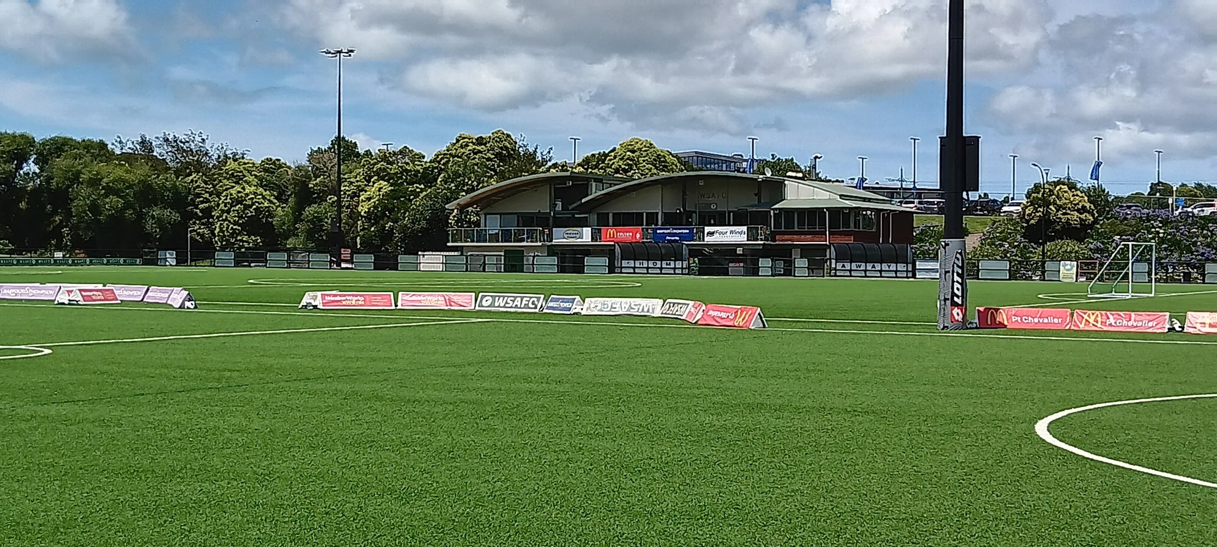 Western Springs AFC, wild spectators behind the goals.