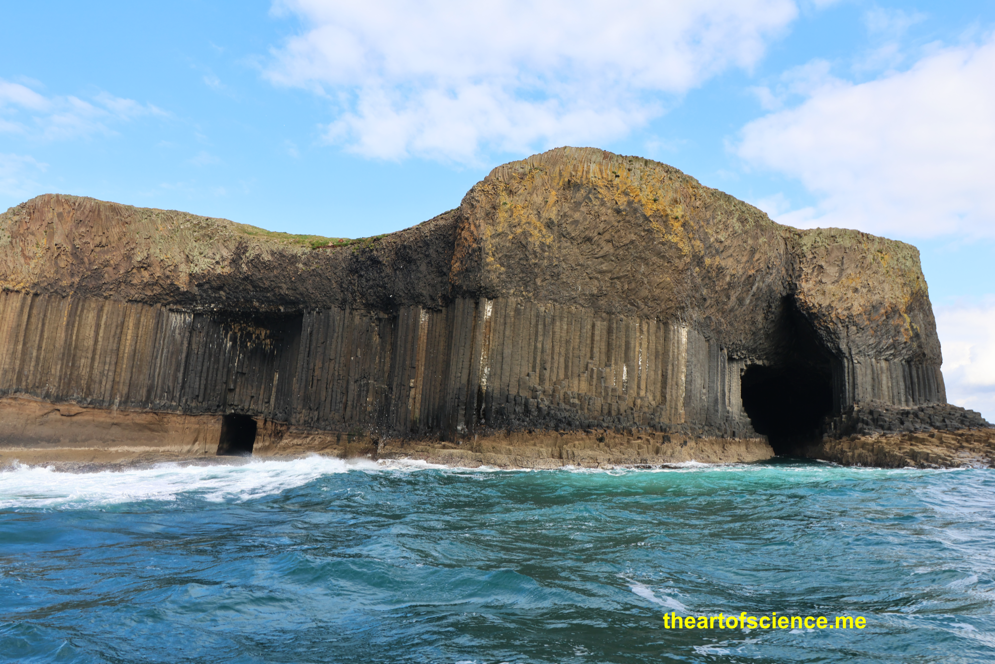 Staffa isn’t a million miles from Muriwai.