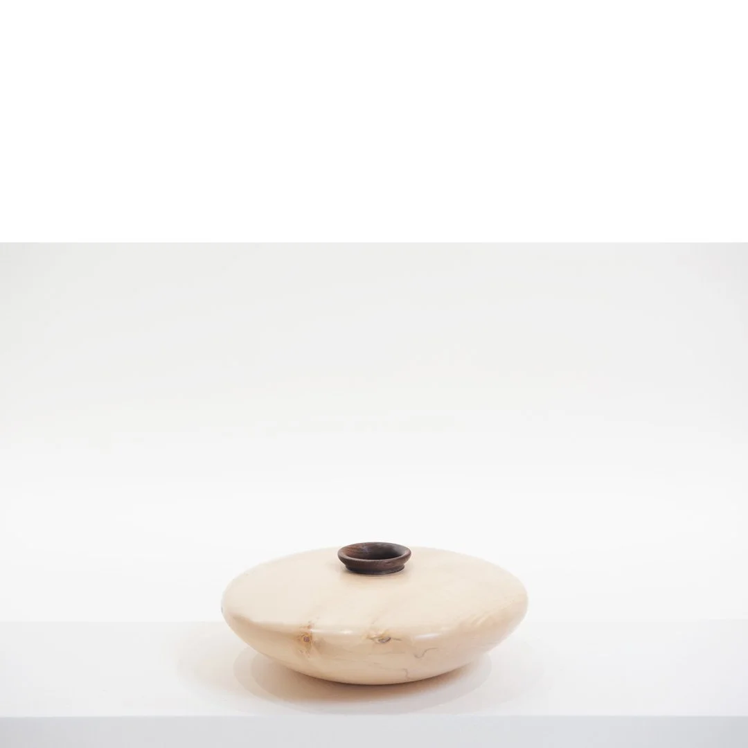 Western Burled Maple Hollow Vessel