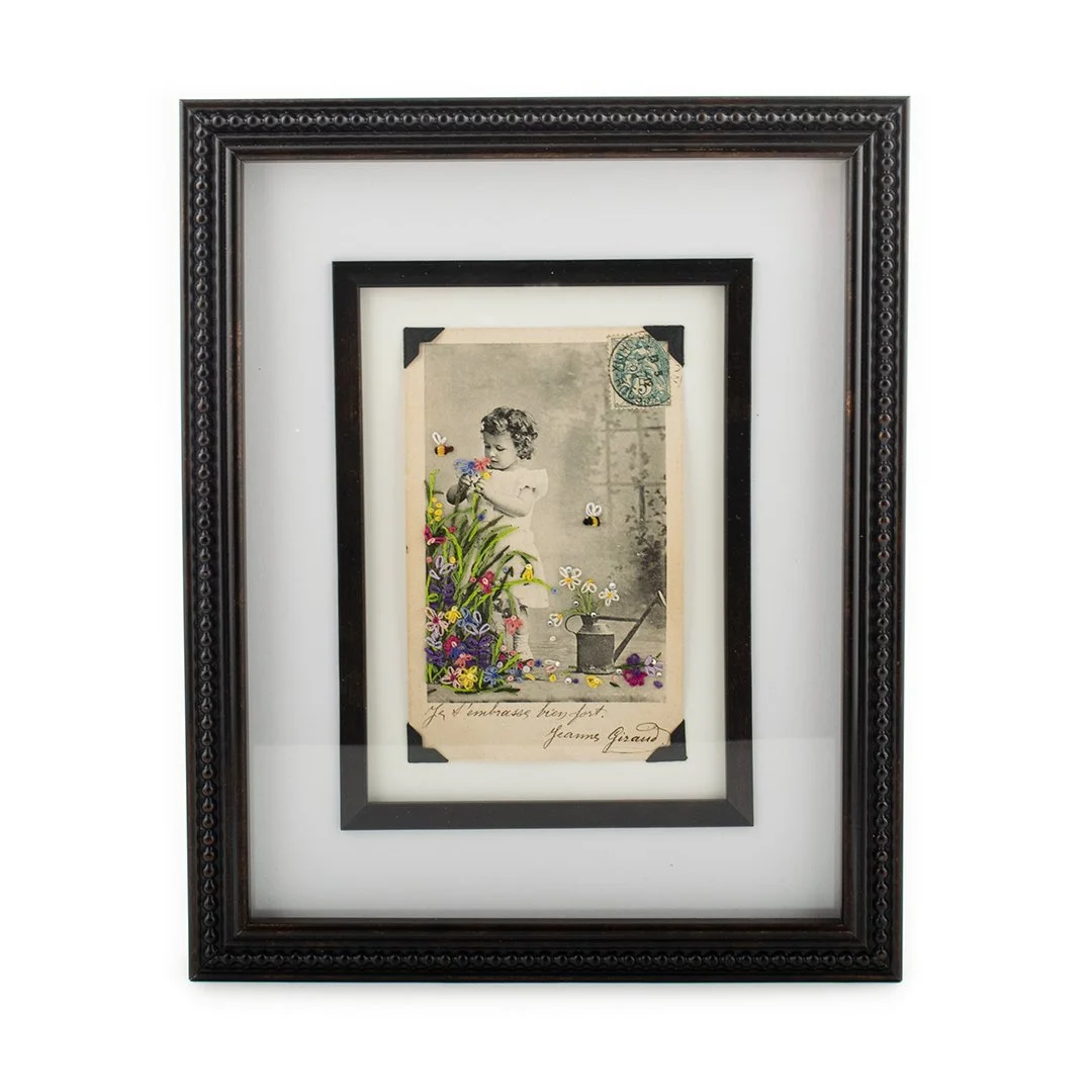  Emma Kilburn-Smith   Calgary, AB   Spring Showers , 2023  embroidery on vintage photo  