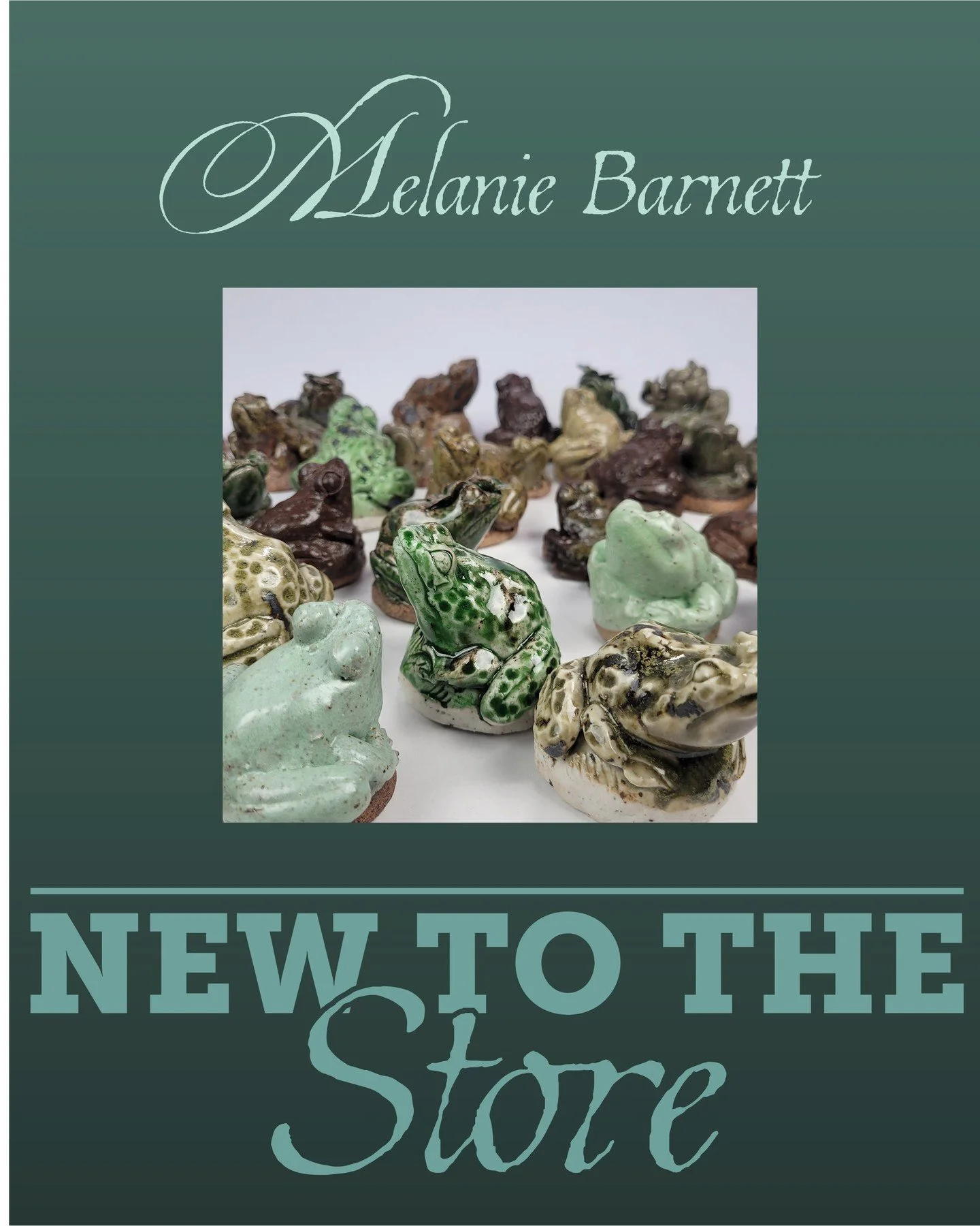 Welcome, Melanie! Her ceramic work captures the quiet magic of the natural world &mdash; from mosses and lichens to frogs and fungi &mdash; each piece a reminder of the wonder beneath our feet. 🐸

I can often be found crouched against the dirt obser