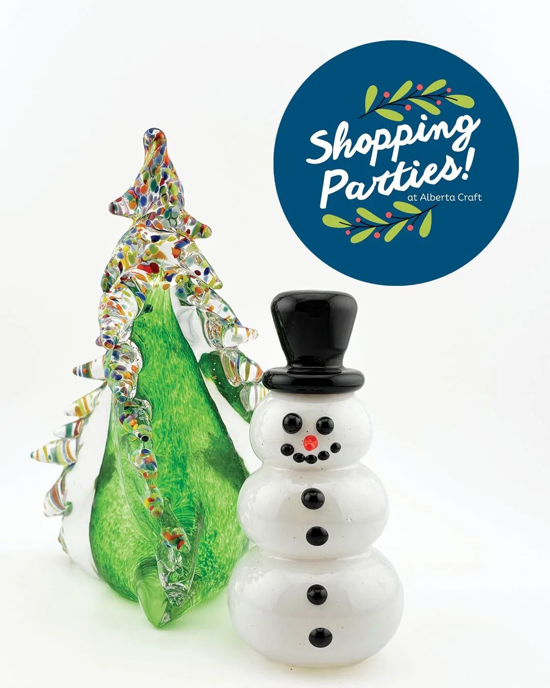 Today marks the first of our Holiday Shopping Parties! ☃️🎄

Join us at the Edmonton Gallery + Shop from 4&ndash;8 pm for an evening of live music by Dale Ladouceur &amp; Bill Hobson, warm cider, cold beer, delicious treats, and a cheerful, laid-back