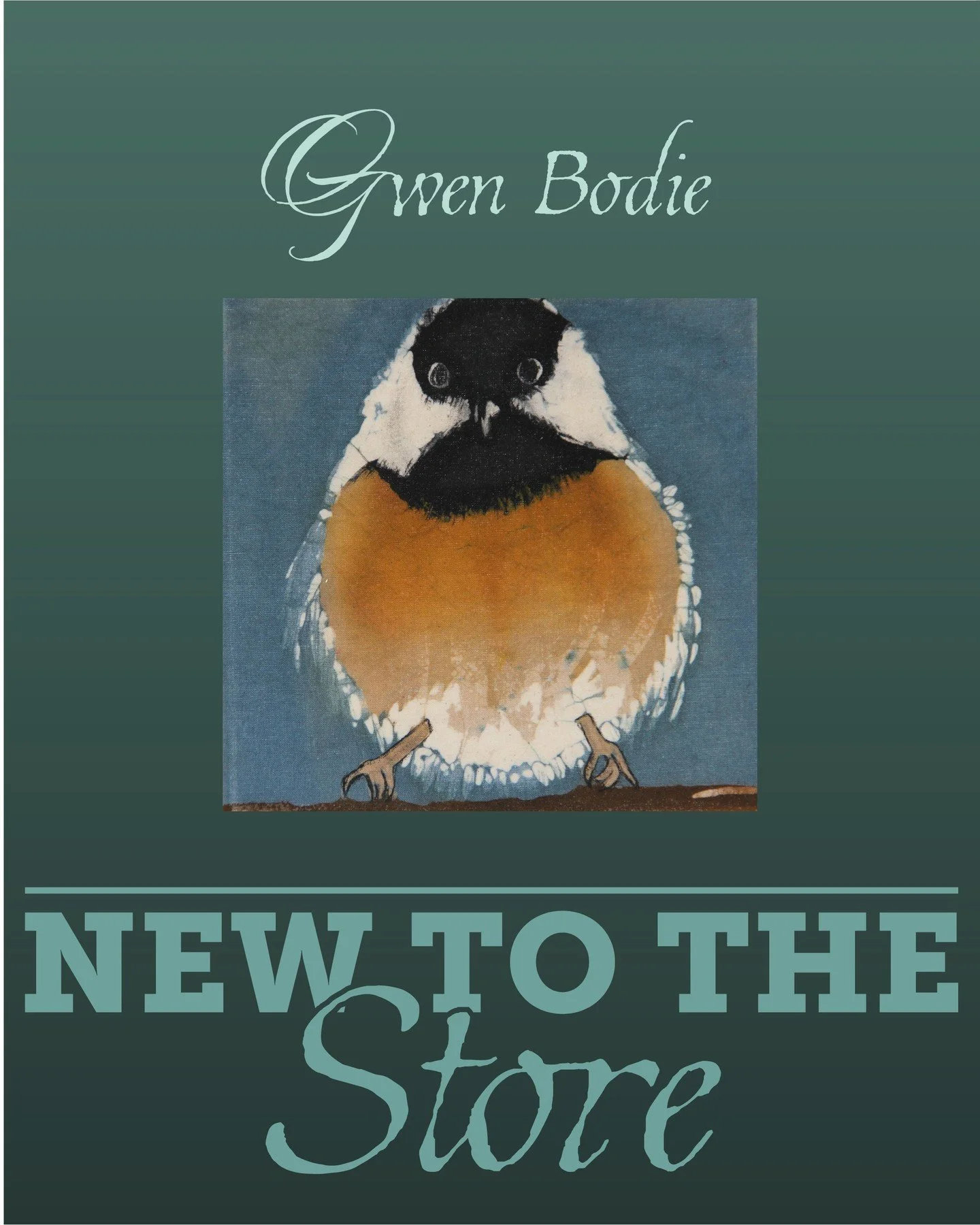 Welcome to the shop, Gwen! Gwen Bodie fell in love with batik over 50 years ago when friends brought home a batik artwork from Thailand.

&quot;In 1975 I jumped at the chance to learn this ancient art when Edmonton Parks and Recreation offered a bati