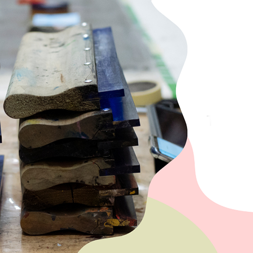 Screen Print a Tea Towel for Mother's Day