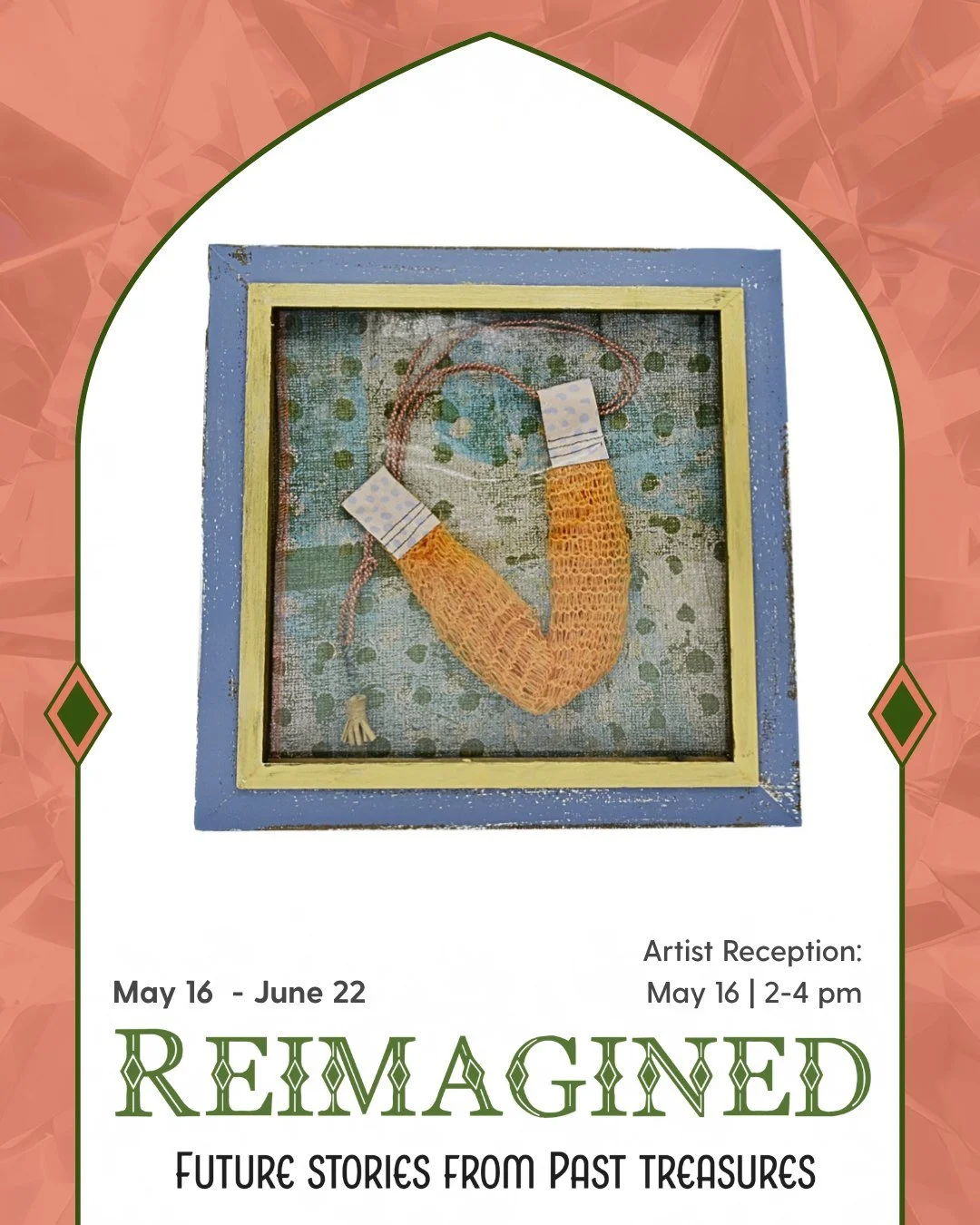 📢 Alberta Craft Saturday Round-Up

Calgary
GALLERY | Reception 2 - 4pm: Step into the world of Reimagined: Future Stories from Past Treasures! Meet the artist, explore unique works, and celebrate creativity at our reception.

Edmonton
WORKSHOP | 10: