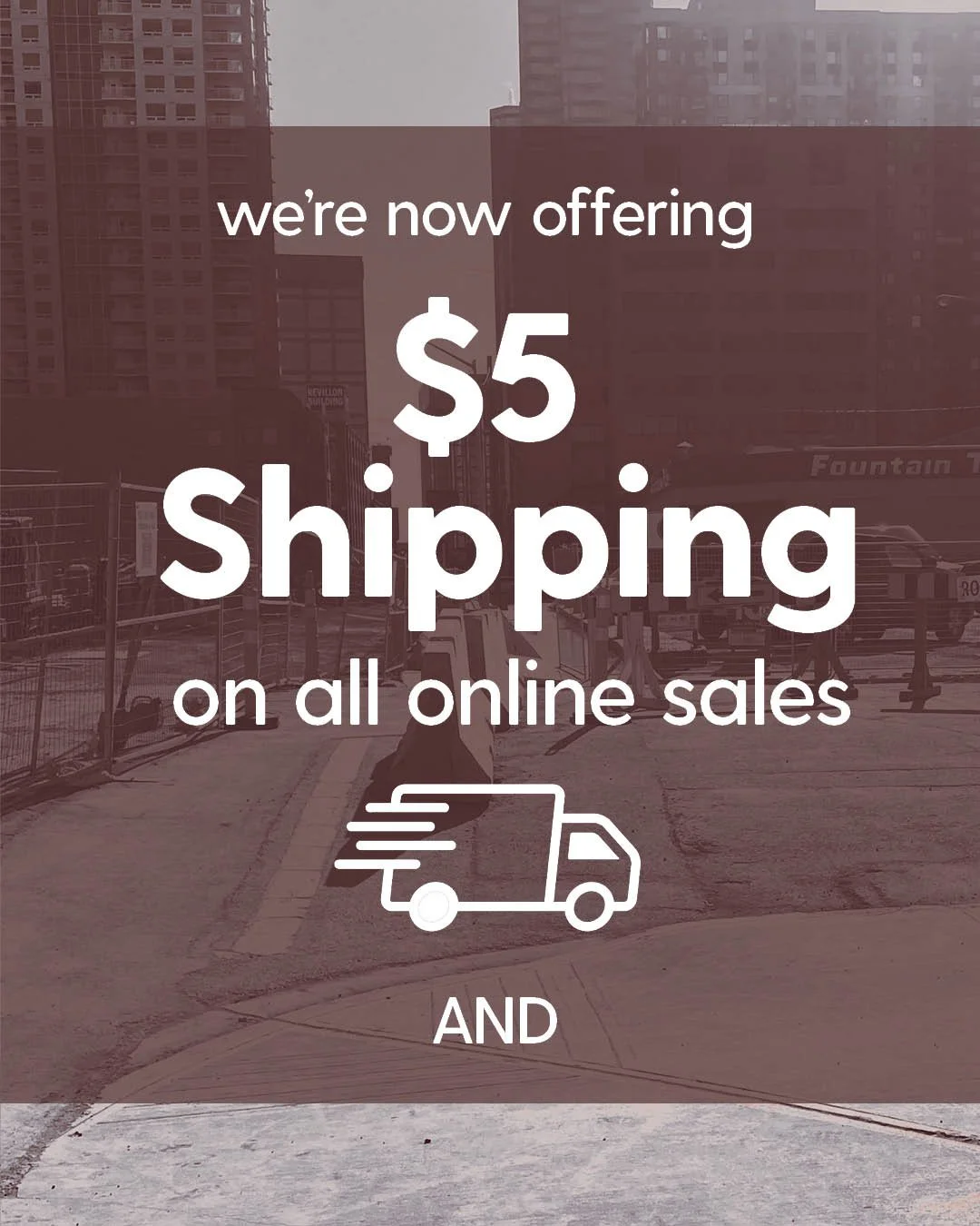 🚧🔔 Last week for our shipping promotion!

We know it hasn&rsquo;t been easy to get to our Edmonton Gallery + Shop lately, so we&rsquo;re making it easier to shop the craft you love from home. Until May 31st, enjoy a flat shipping rate of just $5 on