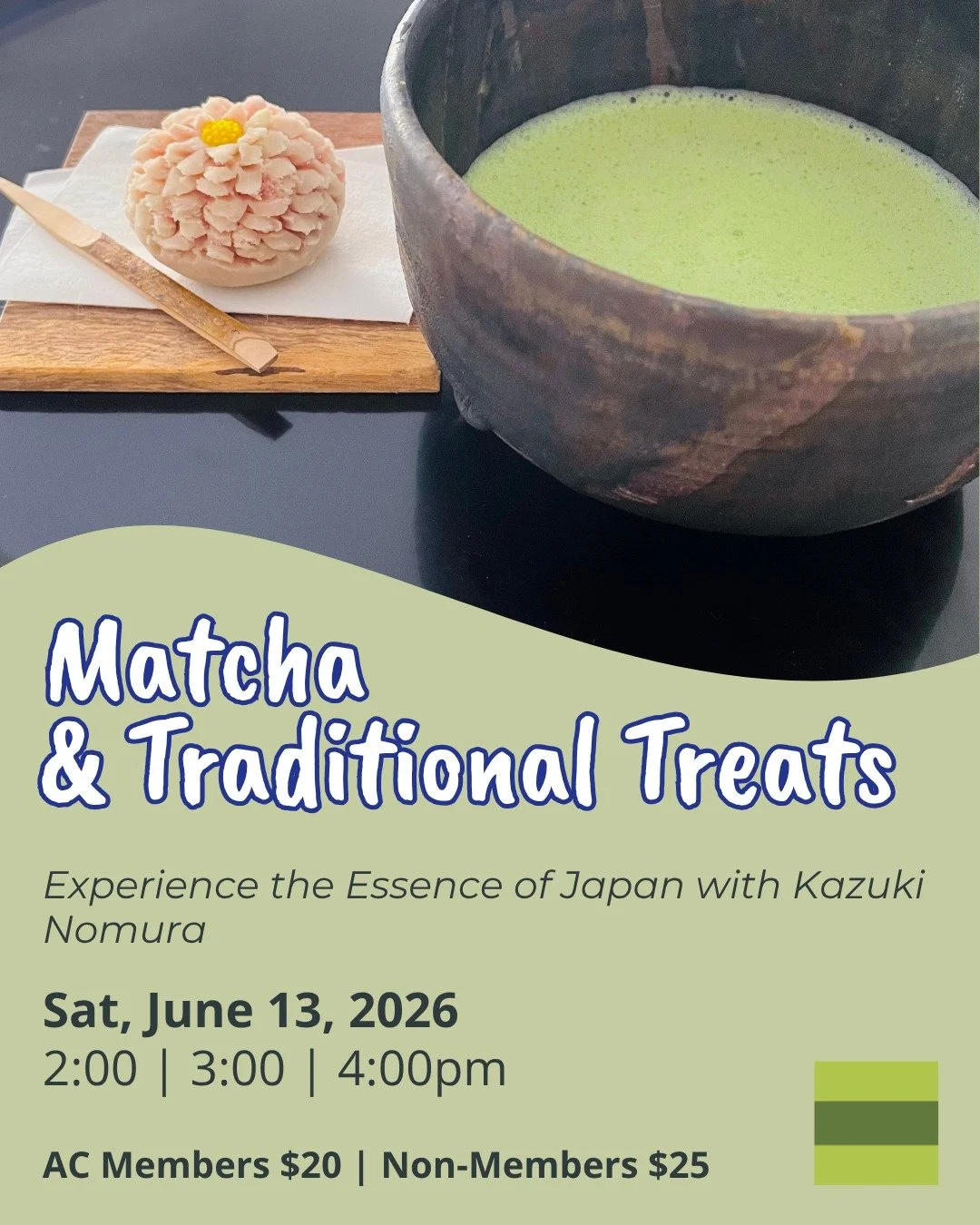 Sip, savour, and celebrate Japanese tea culture at Alberta Craft! In conjunction with Minoru Ueda's SPOTLIGHT exhibition Ichigo Ichie: A Moment in Time. Discover the artistry of Issa Green Matcha by Calgary&rsquo;s own Kazuki Nomura and indulge in ha