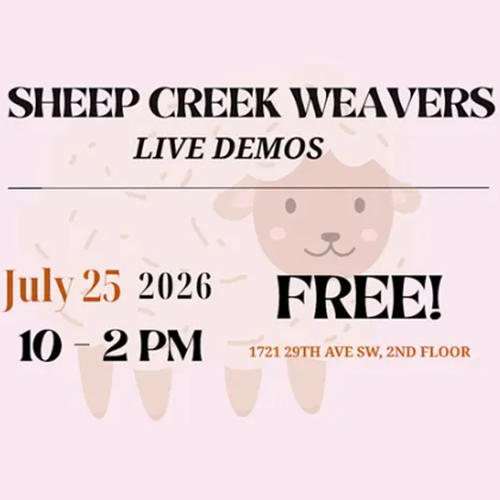 Sheep Creek Weavers, Live Demonstrations 