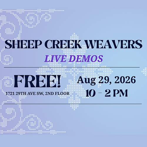 Sheep Creek Weavers, Free Live Demonstrations: Stitching Group