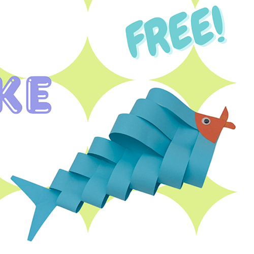 Free Make and Take: Paper Fish