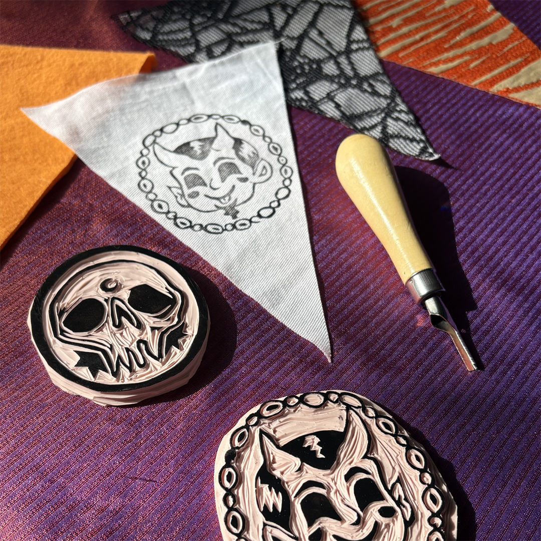 Halloween Inspired Bunting Workshop with Alex Mitchell 