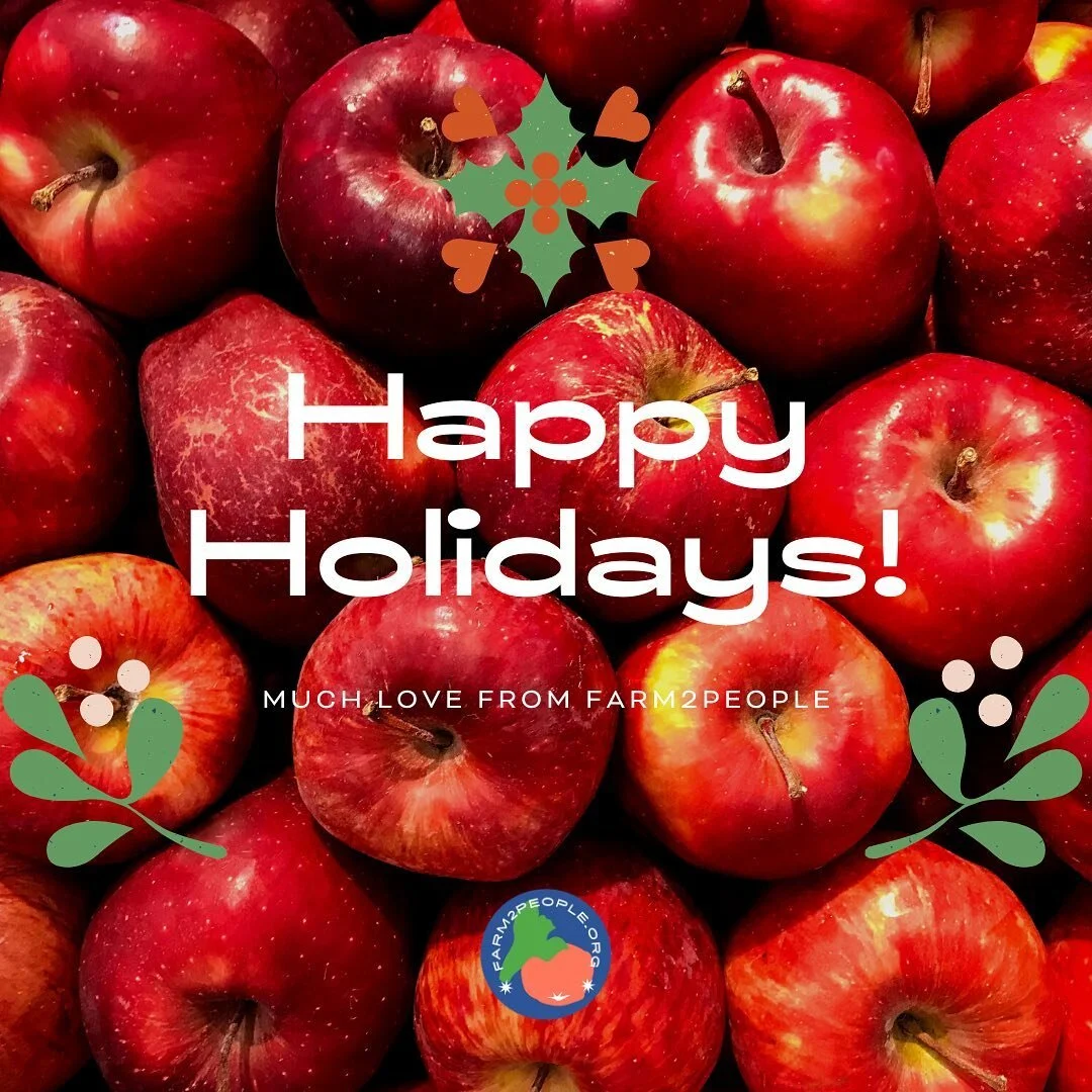 🎄💙✨🕎 Happy Holidays Friends!!

We&rsquo;re happy to share that another two actions have been coordinated just in time for holidays 🍪🥛🍊

We shared a whole bunch of great, local, regeneratively grown mixed produce from our farm partners with @hol