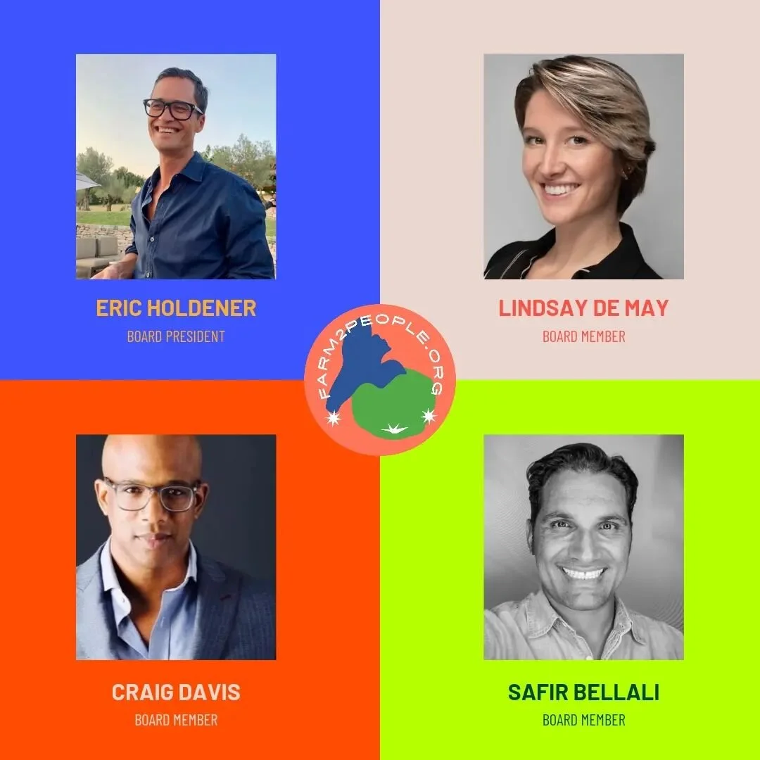 Spring is in full swing🌻&nbsp;and we&rsquo;ve got vibrant news to share about our team 🌱

We are excited to announce that Farm2People is formalizing its Board of Directors. We have recently welcomed two new members to our board:&nbsp;&nbsp;Craig Da