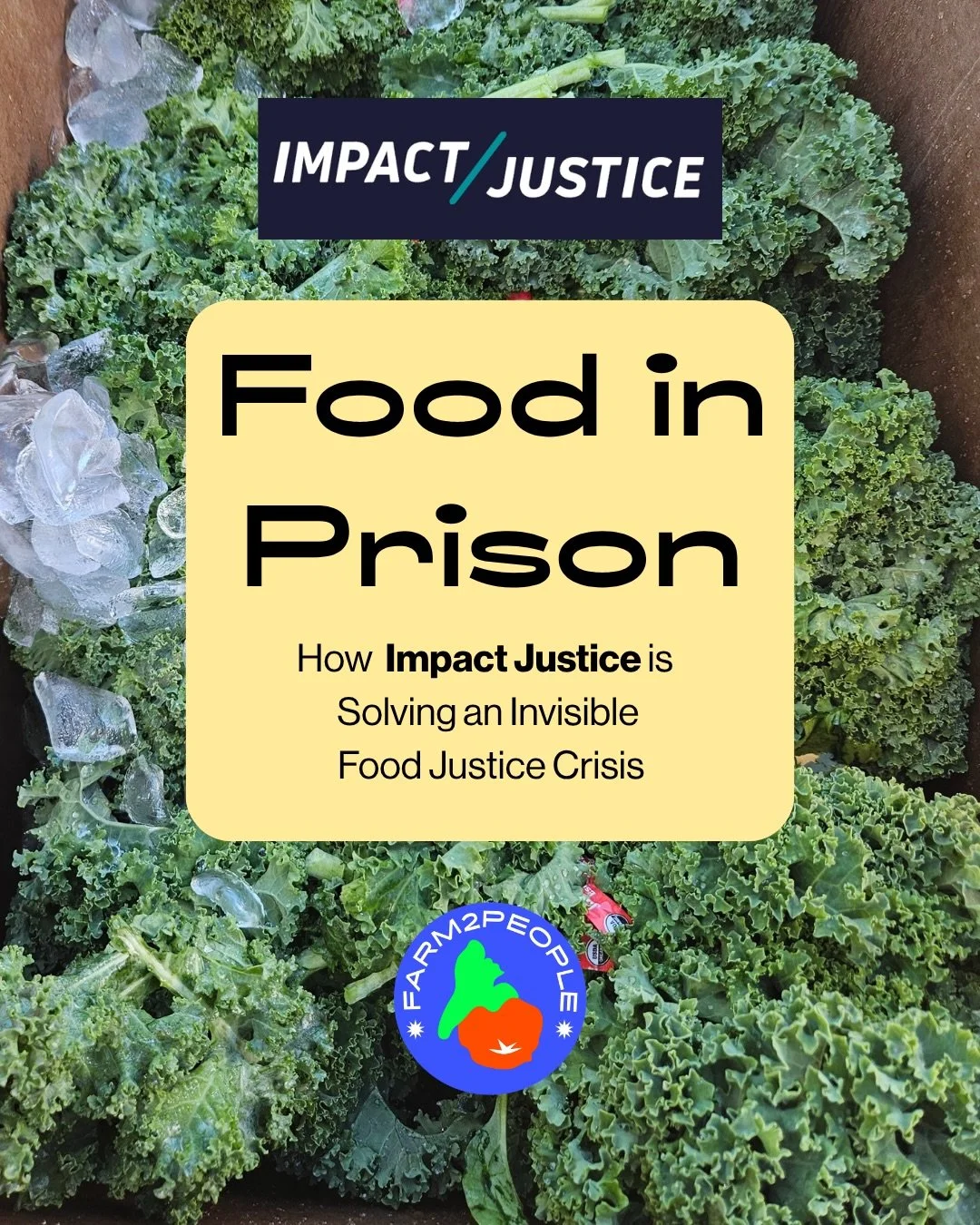 Do you know the link between food justice and correctional centers? Well, look no further than Impact Justice!

➡️ Impact Justice is a national research and innovation center expanding access to opportunity for people impacted by the criminal justice