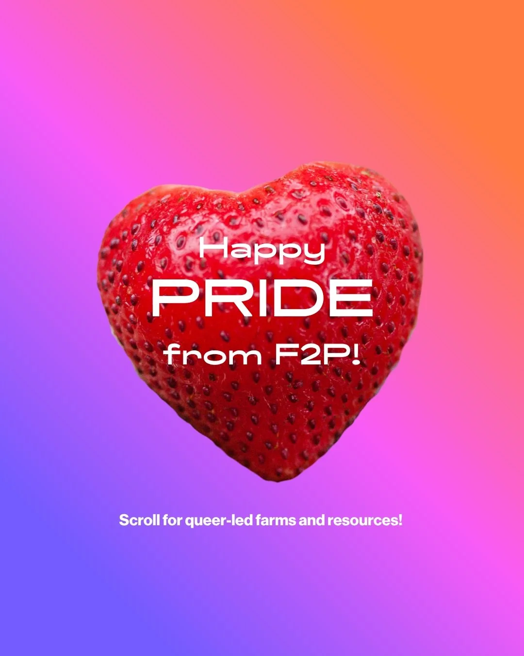 Happy pride month 🏳️&zwj;🌈 🏳️&zwj;⚧️ from Farm2People! Just like the biodiversity found in the world around us, our differences and diversity complement each other and make us stronger.

In this post, we share a few queer-led California farms and 
