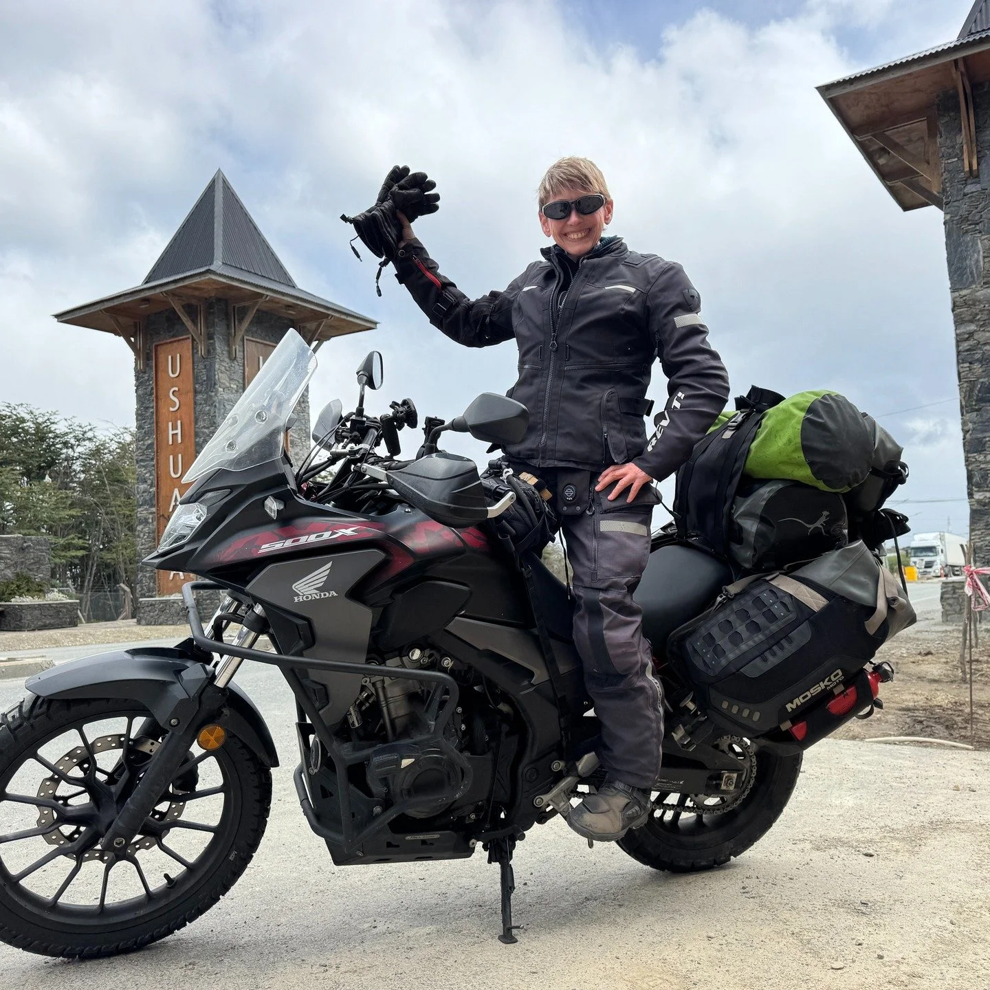 Four border control and immigration stations, one ferry, multiple stretches of road construction and lots of wind later I was elated to finally reach Ushuaia, the extreme southern end of South America, after years of dreaming of making the journey. I