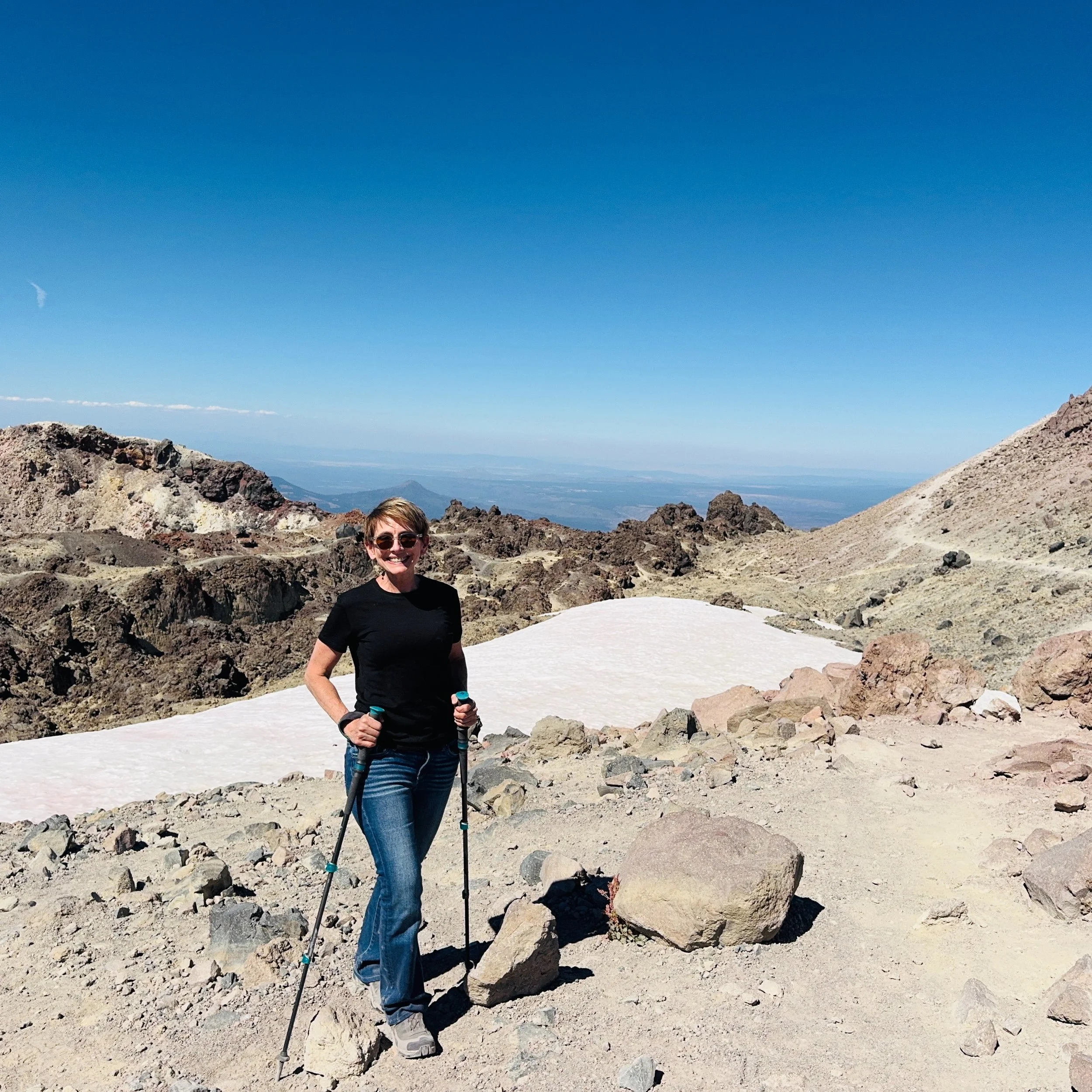 With a rhythmic &ldquo;thwack, crunch, thwack, crunch&rdquo; I firmly placed my trekking poles in the volcanic cinders and carefully set my feet between the protruding piles of volcanic scree littering the path as the terrain flattened out and I emer