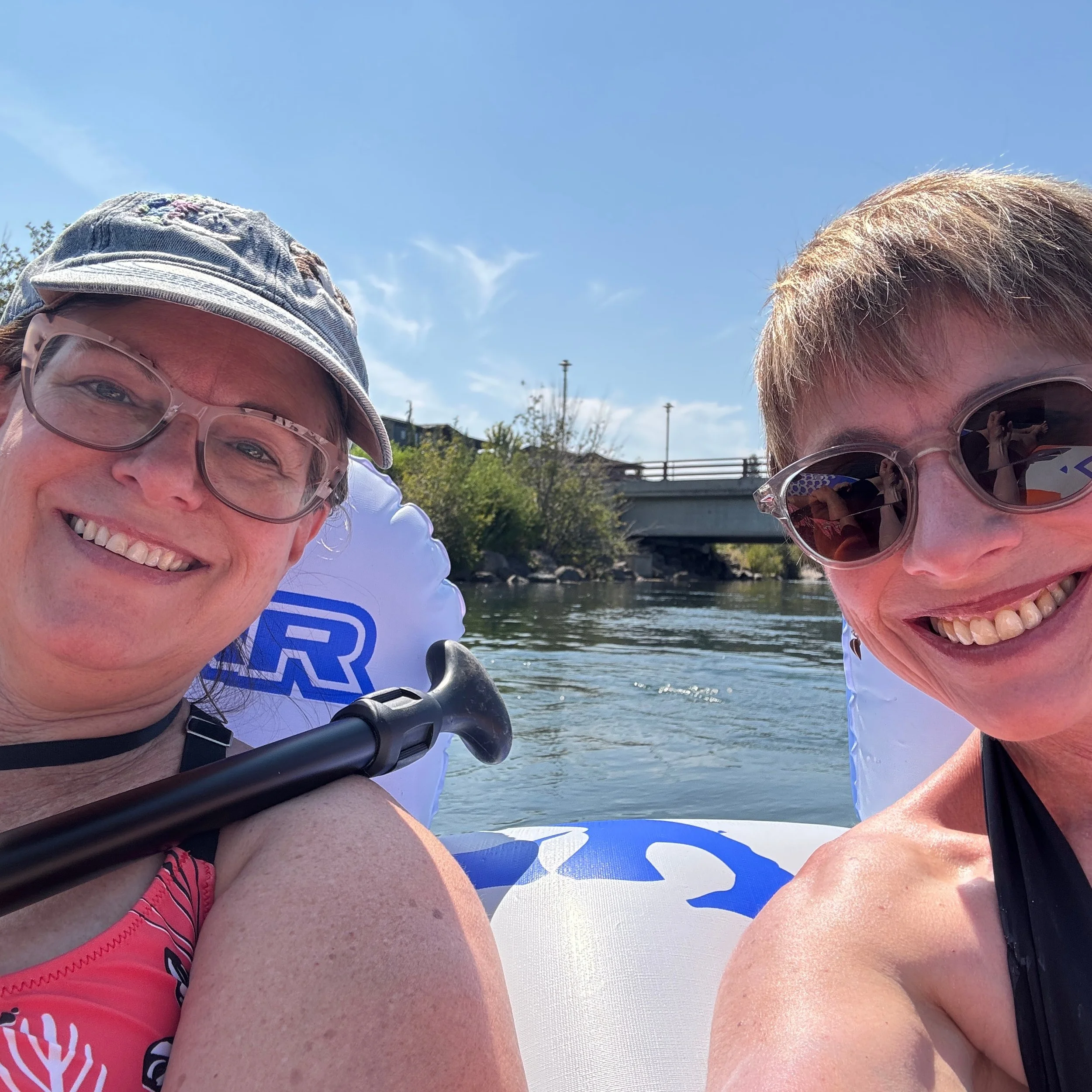 With the hot sun bearing down on us and temperatures in the mid to high 80&rsquo;s, my best friend and I leaned back on our inner tube floating gently down the Deschutes River in Bend, luxuriating in the feel of the cold refreshing water underneath u