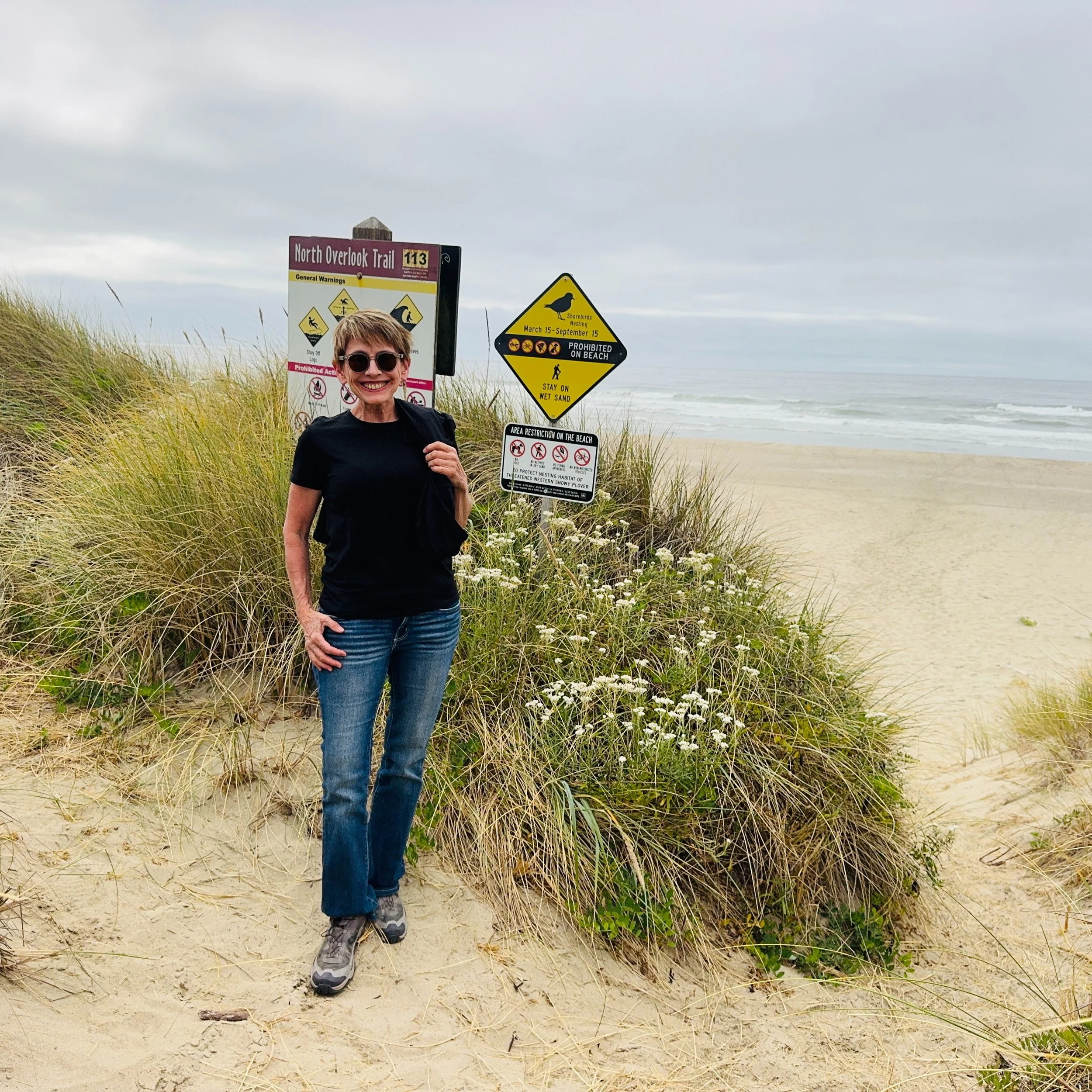 Setting off through thick clusters of Sitka Spruce at the beginning of the trailhead from the Oregon Dunes Day Use Area, I reflected on how remarkable it was that I could be surrounded by dense prickly-looking evergreen foliage and at the same time h