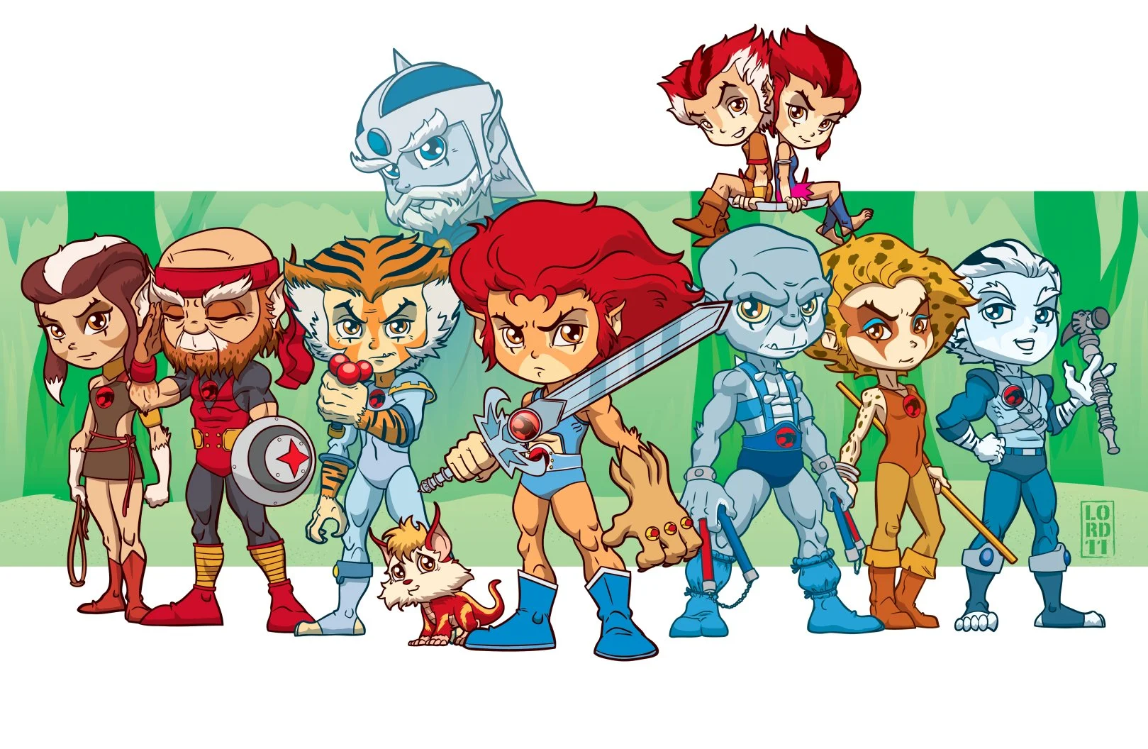 80's Wayback Wednesday Toon Digital Print- Thundercats