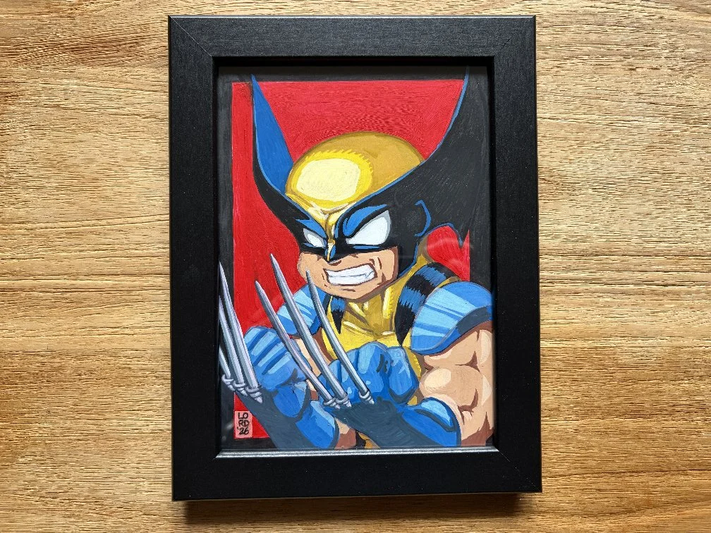 "Wolverine" Original Acrylic Painting