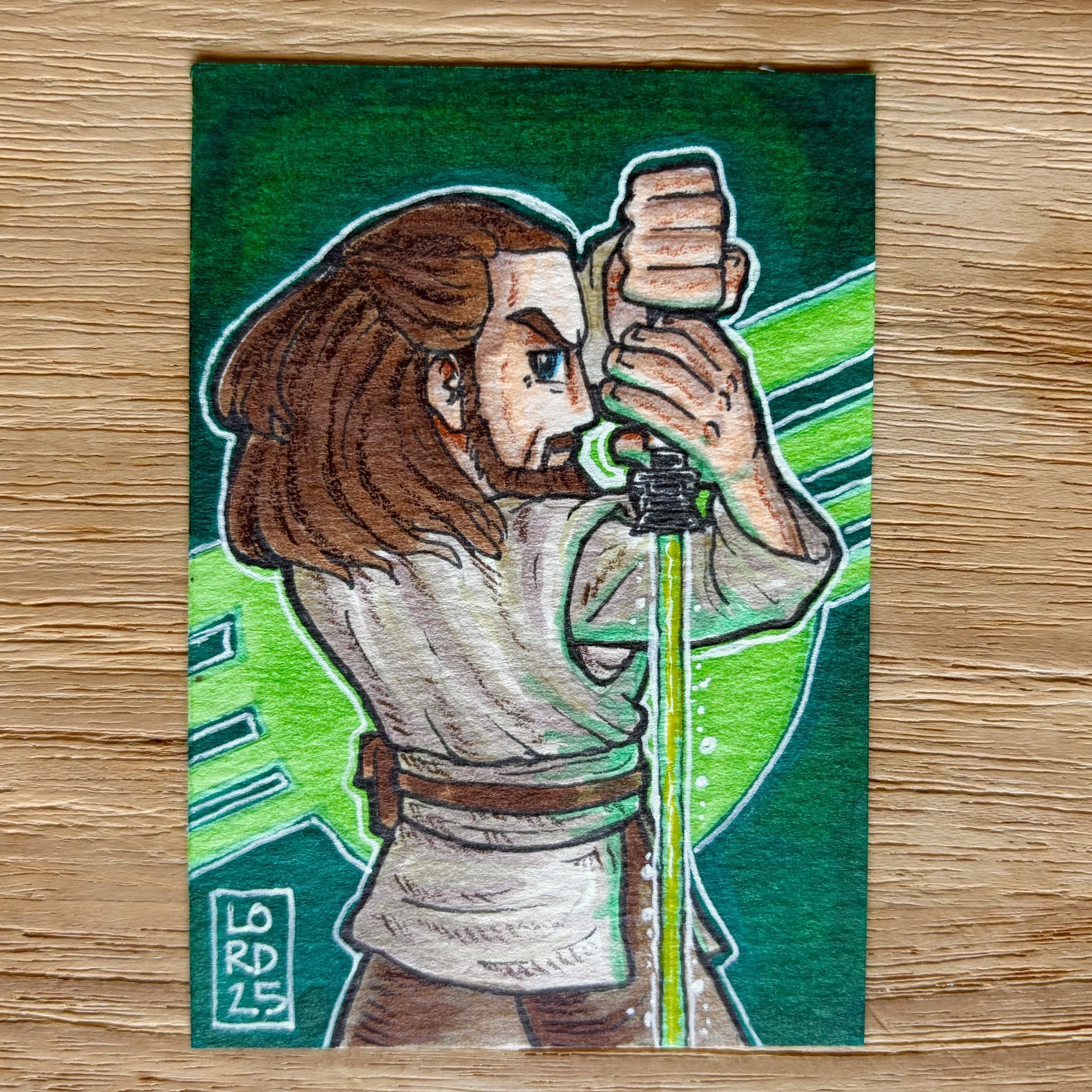 "Qui-Gon" Sketch Card