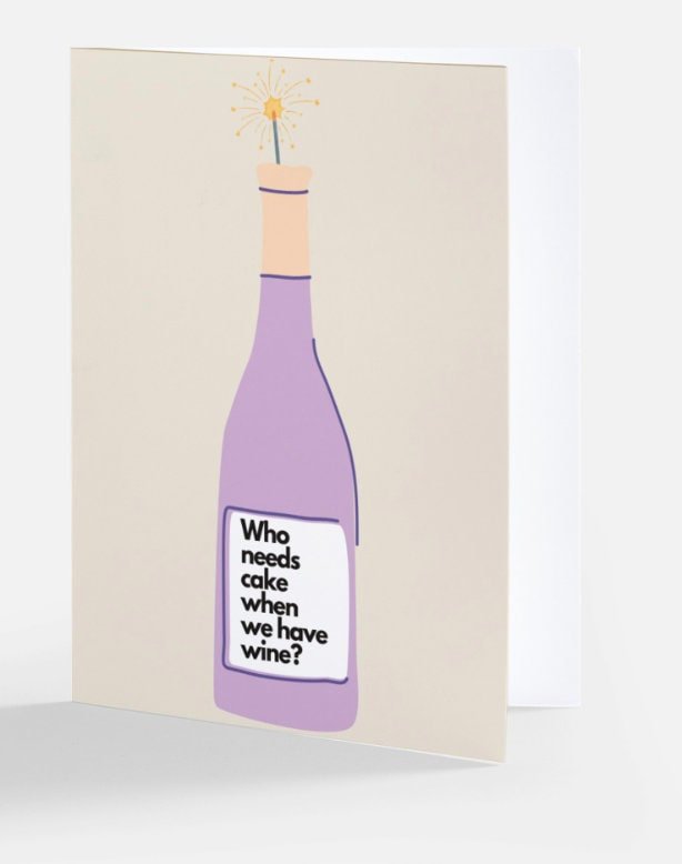 Wine Lover Birthday Card