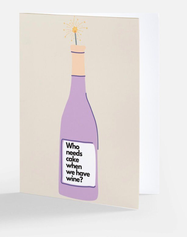 Wine Lover Birthday Card