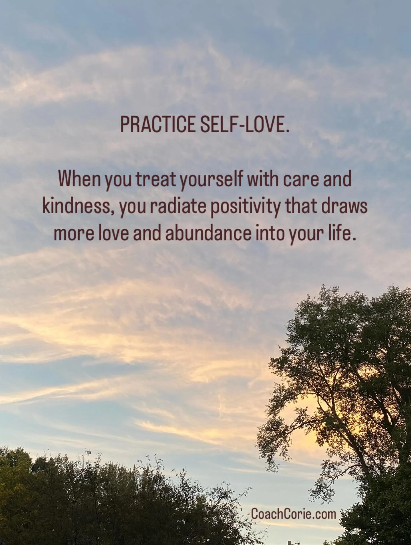 PRACTICE SELF-LOVE. When you treat yourself with care and kindness, you radiate positivity that draws more love and abundance into your life.
Learning how to set boundaries and create space for yourself to grow, thrive and to be happy is a gift