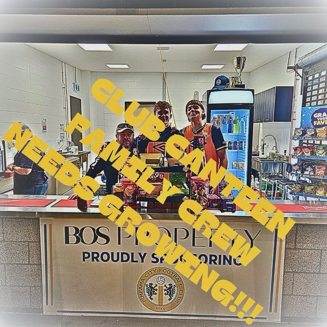 🍲 FOR THE 1% 💪

~ Club is looking for extra bodies in canteen as we look to expand our produce for the remainder of the season and 2025!!!

~ PLEASE DM CLUB FOR MORE INFORMATION. 

#SideBeforeSelf ⚪️🟡