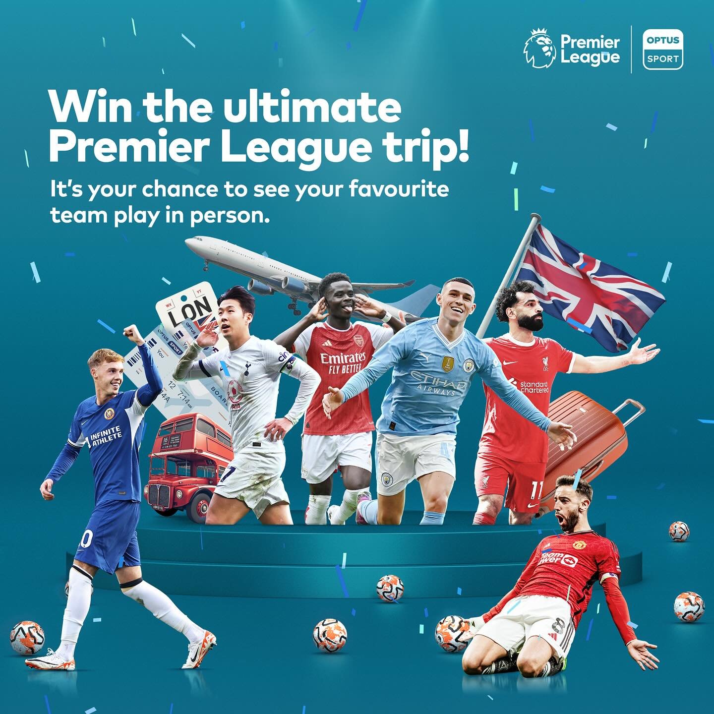 🎉 OPTUS COMPETITION TIME!!! 💪

@optussport is giving you the chance to win a trip to the Premier League!
~ Go in the running to win 2 tickets to a Premier League match, flights, transfers, 5 nights&rsquo; accommodation and $1,000 AUD in spending mo
