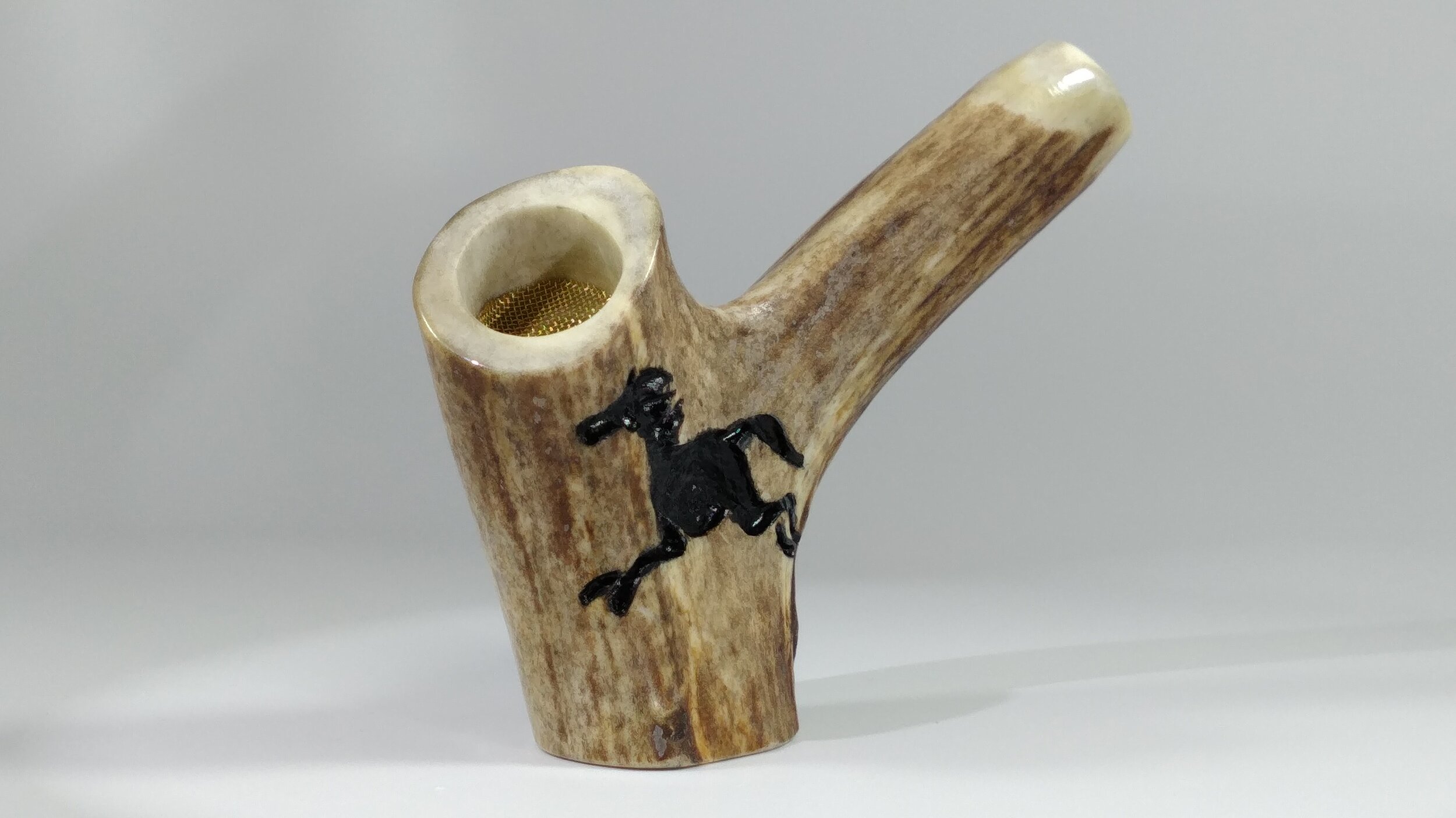 Antler Pipes - Real Antler Smoke Pipe - Antler Gifts - Crooked Creek Antler  Art