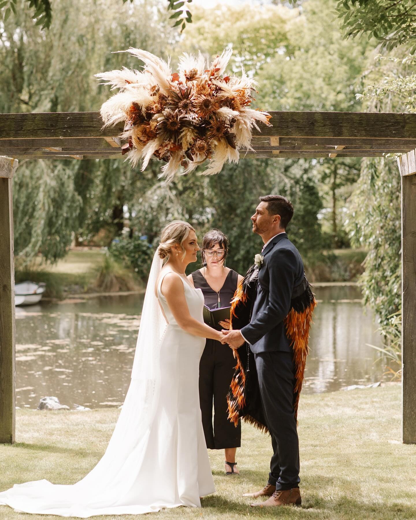 Just over 3 months today I got to be the celebrant for A&amp;M&rsquo;s wedding and what a beautiful ceremony it was! Held at the stunning West Eyreton Gardens it was a ceremony to remember 💍 A big congratulations to the happy couple 🥂🥳💕 

Photo C