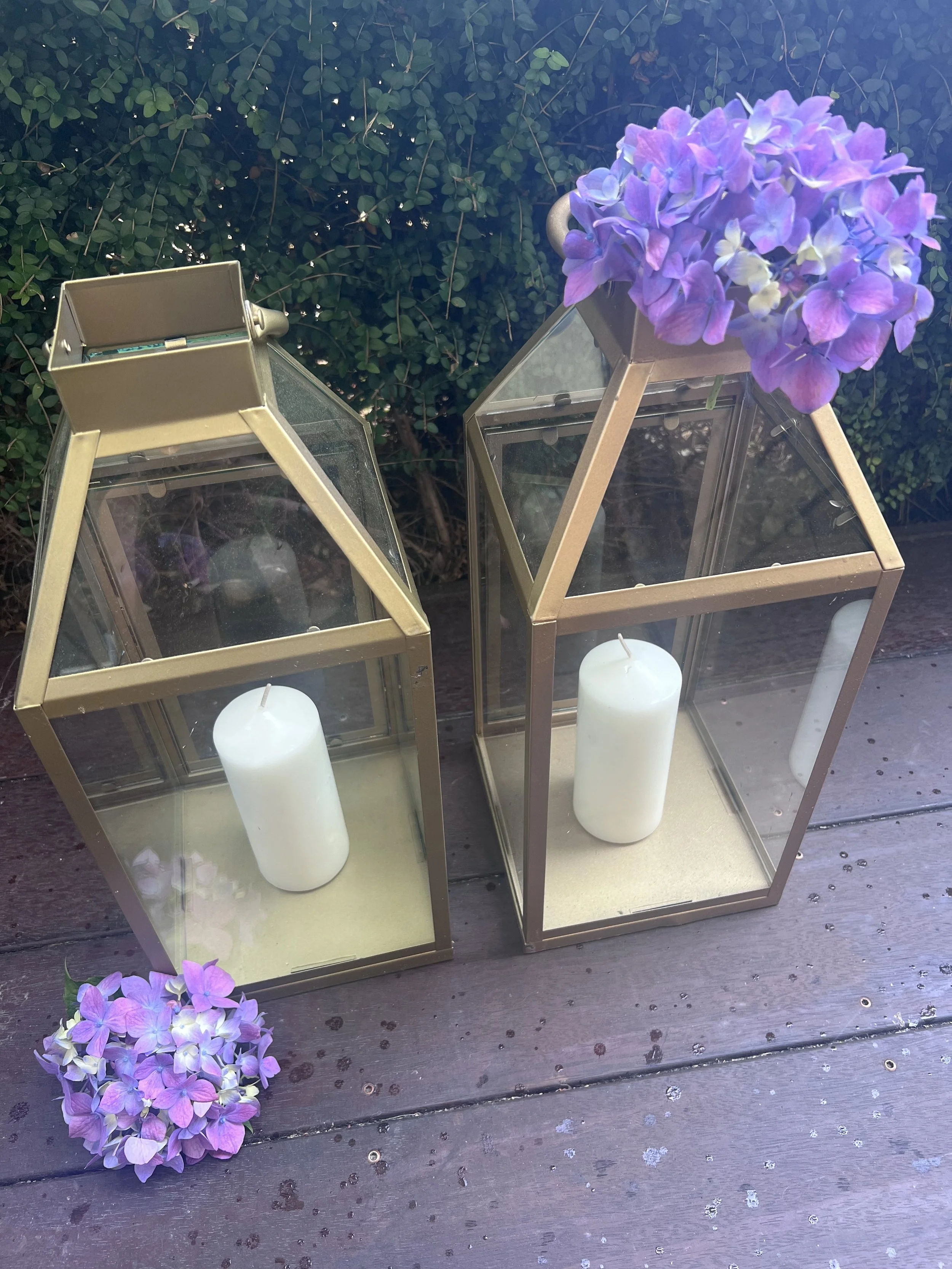 Golden Wedding Lanterns
