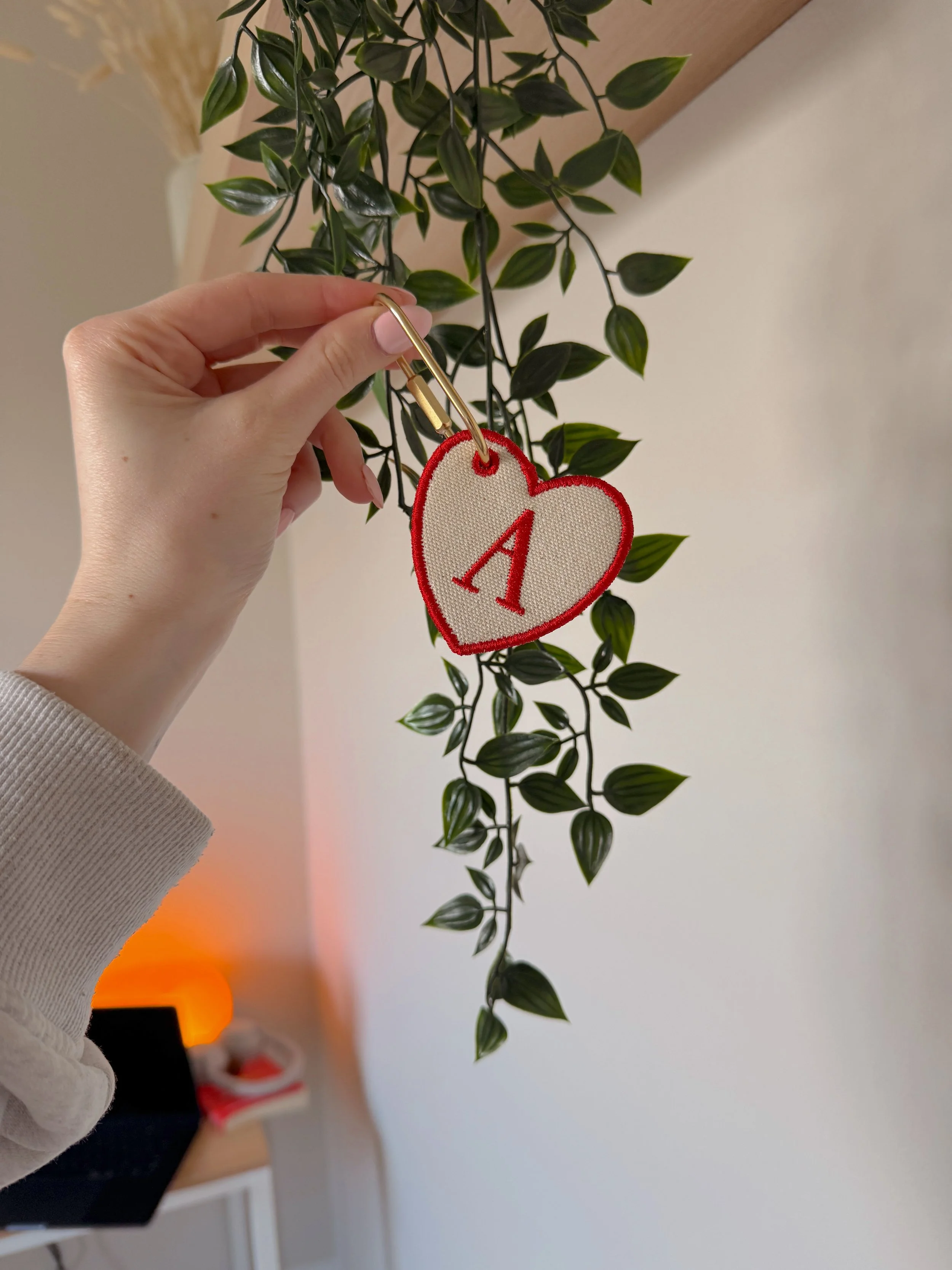 Mini Heart Bag Tag