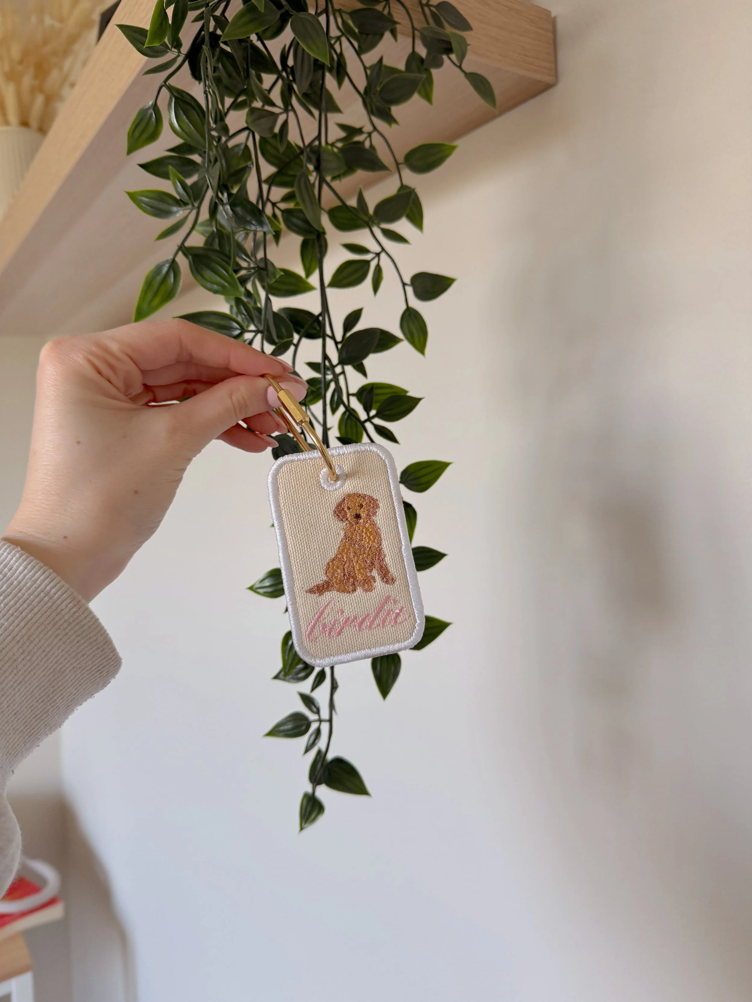 Golden Retriever Bag Tag