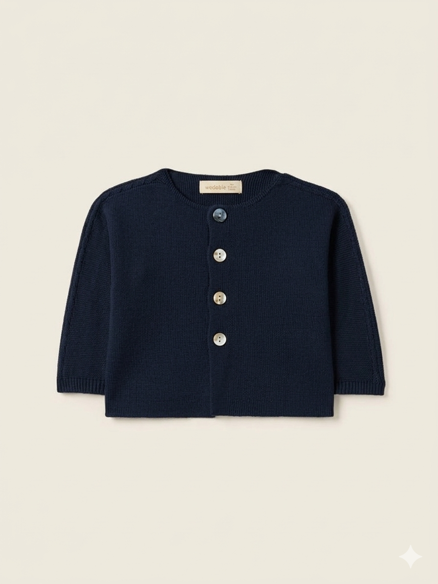 OTTAVIO cardigan blu