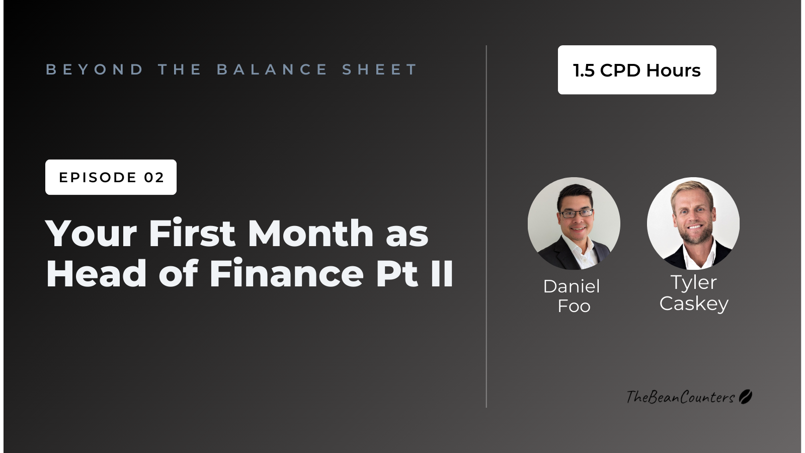 E2 - Your First Month As Head Of Finance Pt II