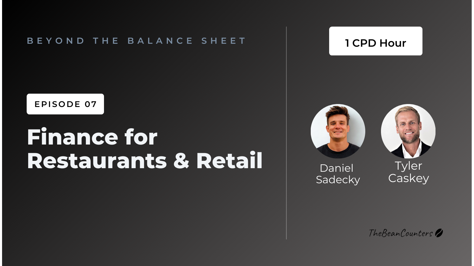 E7 - Finnce For Restaurants & Retail